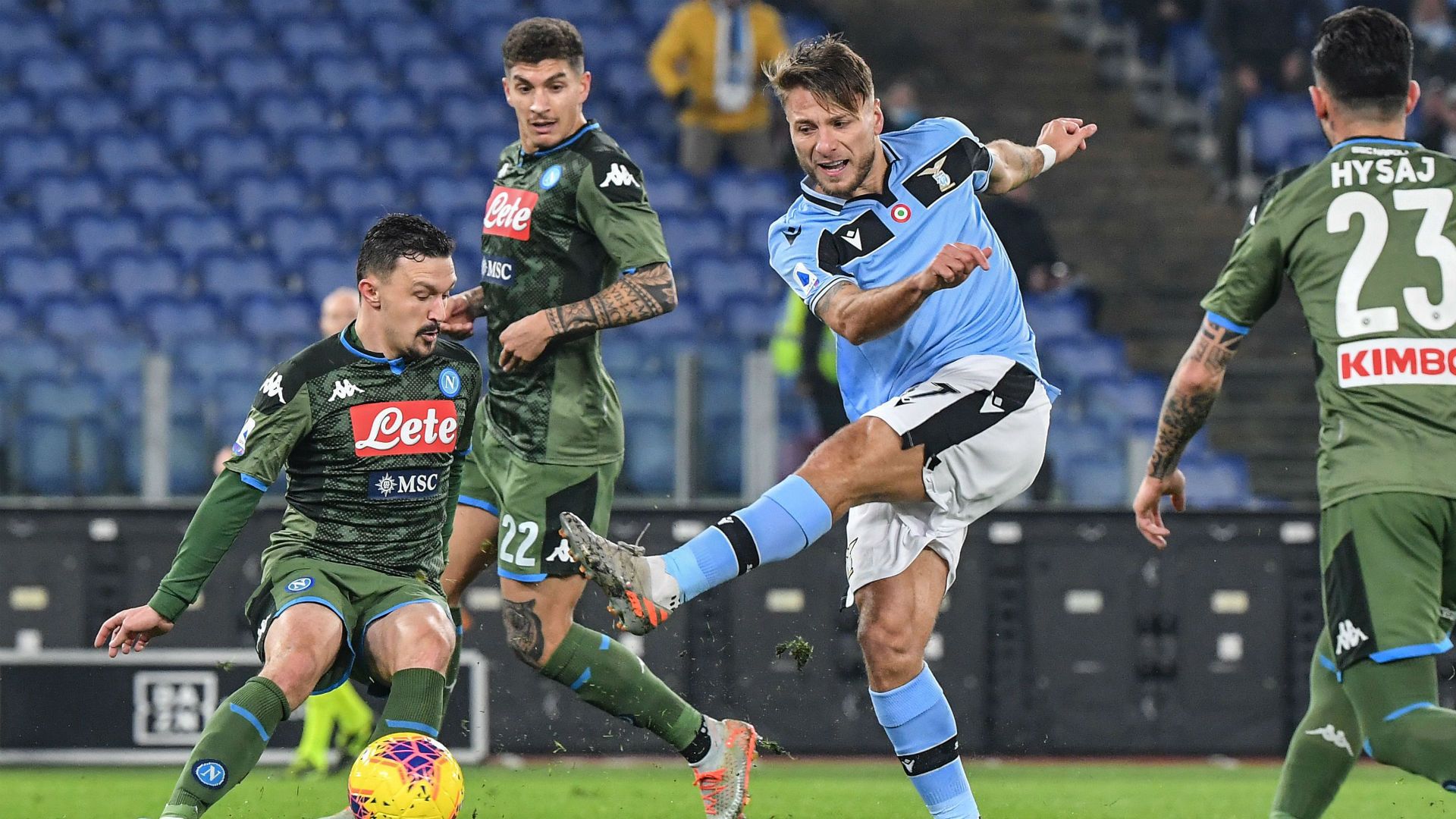 Immobile Lazio Napoli Serie A