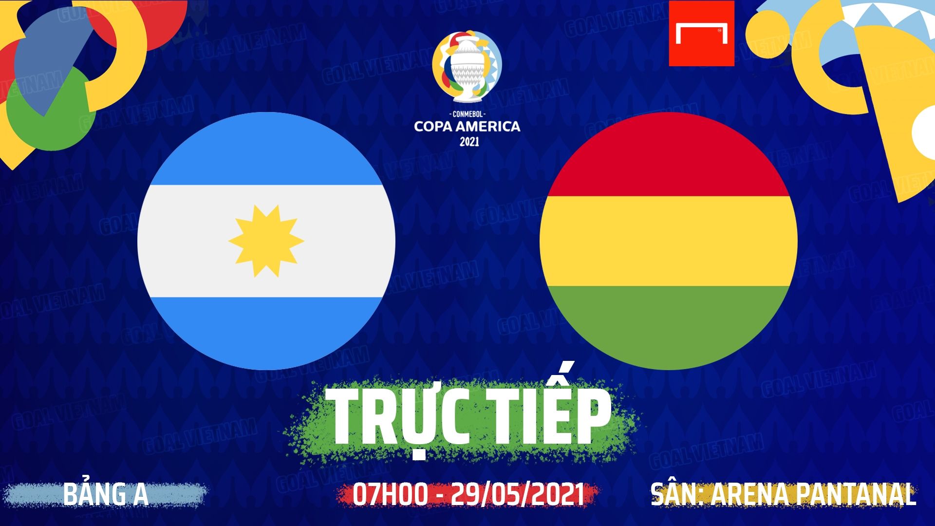 Live Argentina vs Bolivia Copa America 2021 GFX