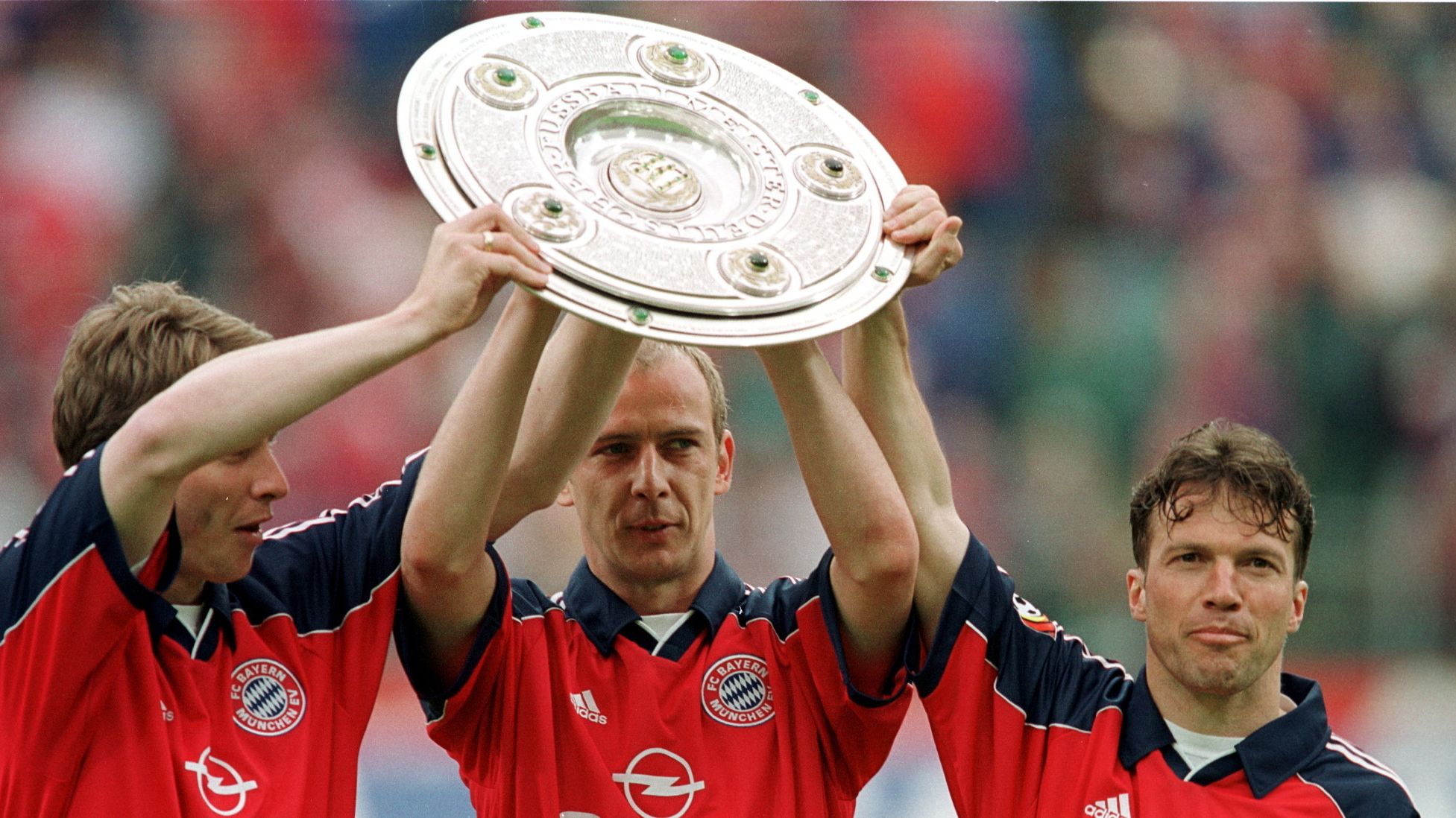 Mario Basler Lothar Matthaus Bayern Munich