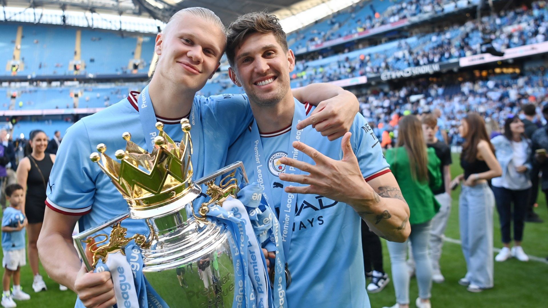 Erling Haaland John Stones