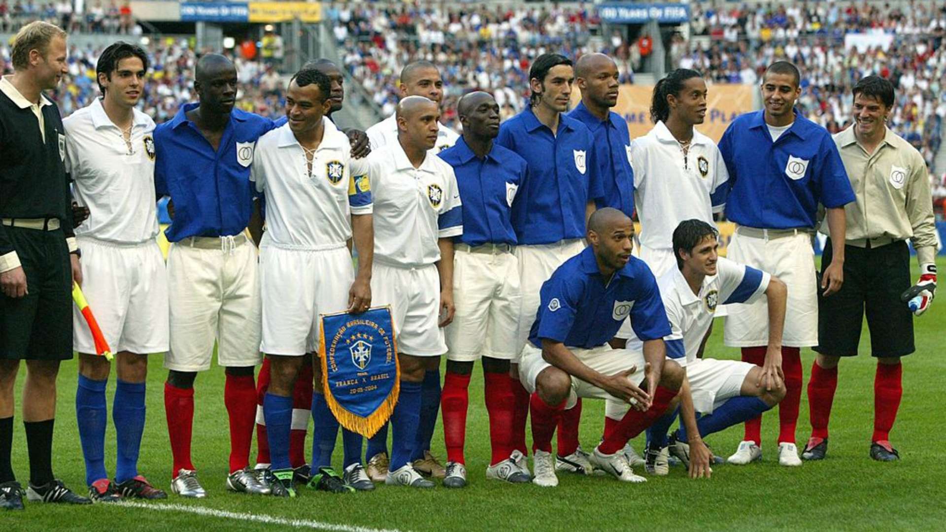 França Brasil amistoso 2004 FIFA centenário