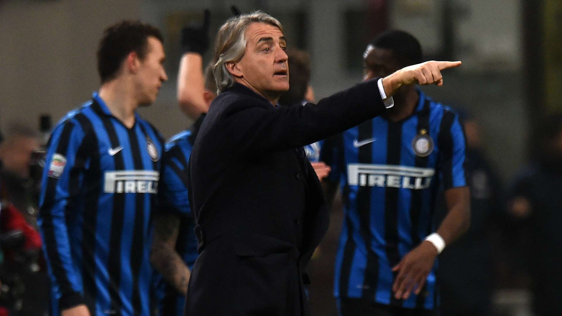 Roberto Mancini Inter Palermo Serie A 06032016