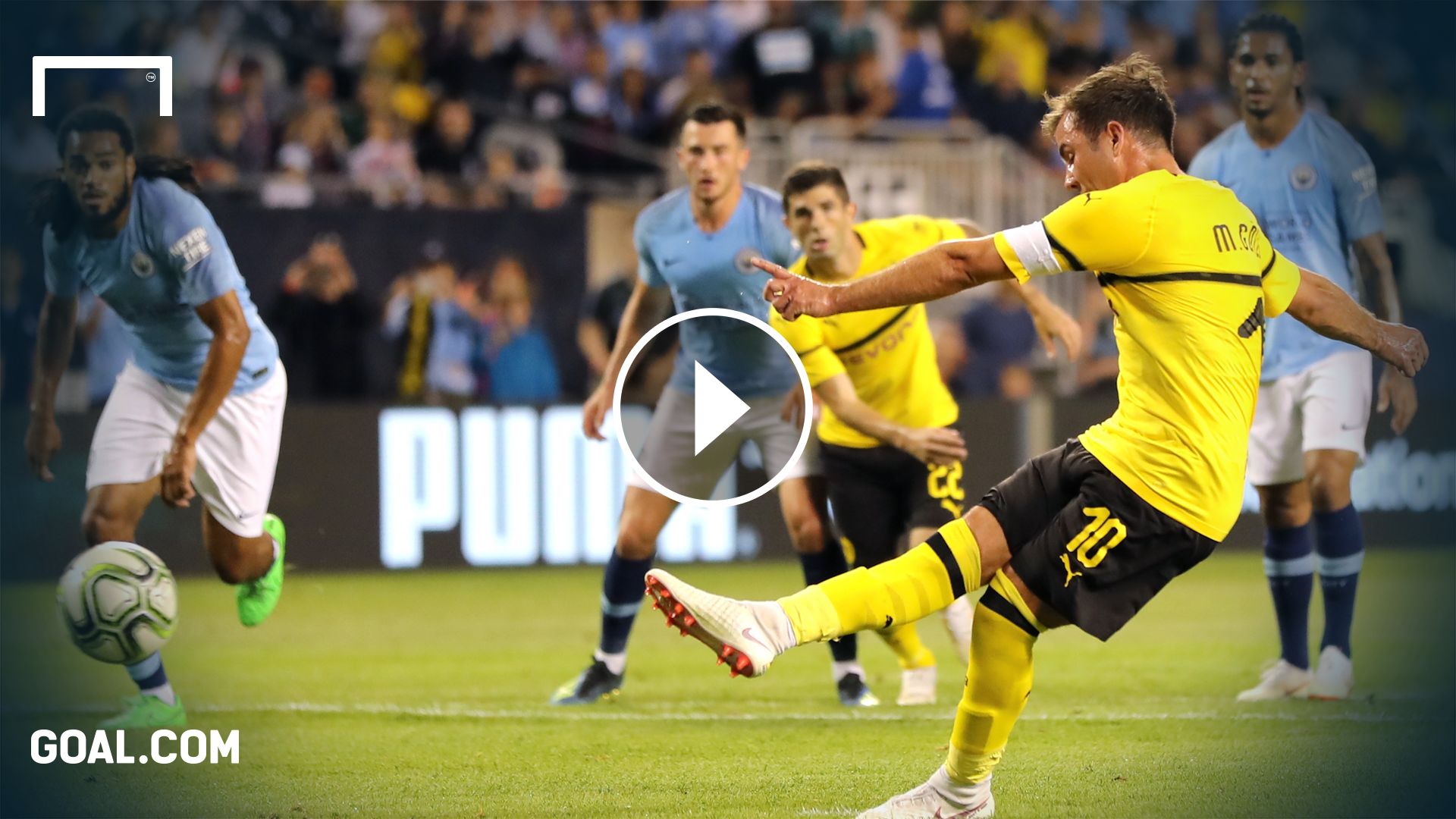 GFX Mario Gotze ICC Manchester City Borussia Dortmund