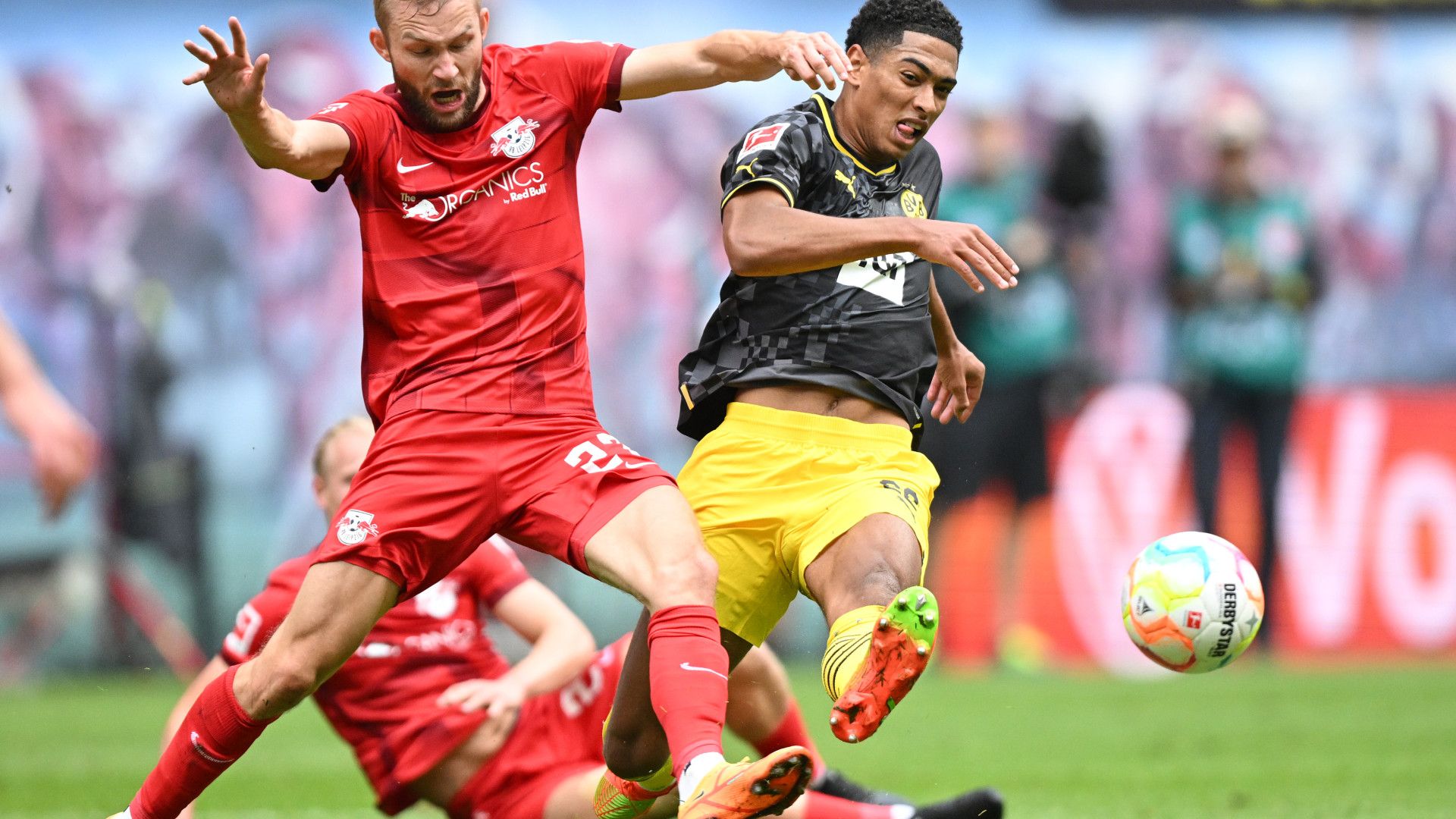 KONRAD LAIMER RB LEIPZIG JUDE BELLINGHAM BORUSSIA DORTMUND