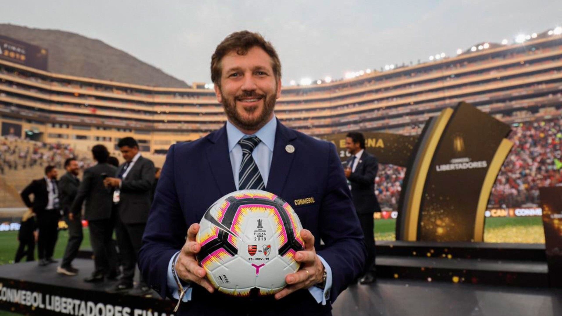 Alejandro Dominguez CONMEBOL River Flamengo final 261119