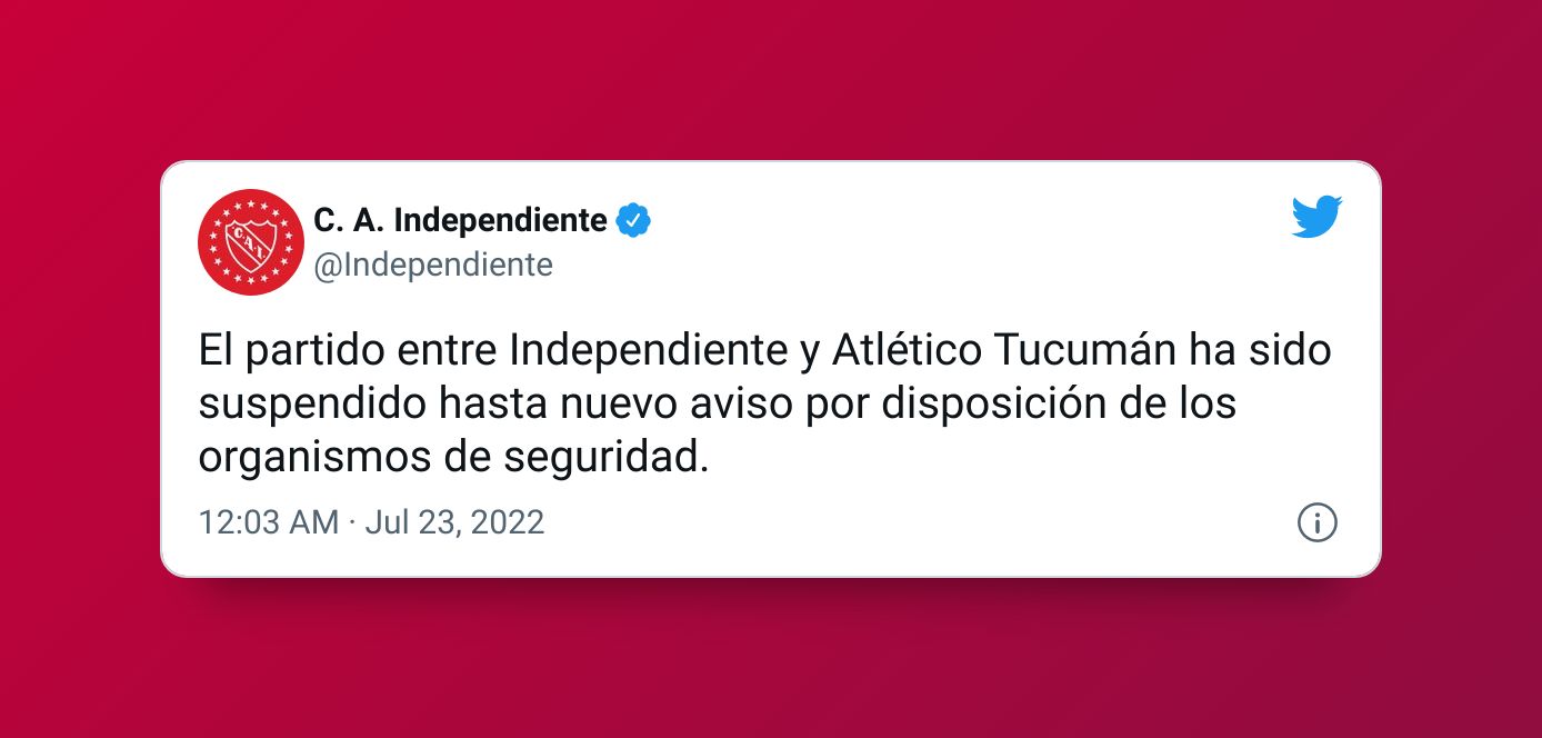 Independiente Altetico Tucumán 23072022