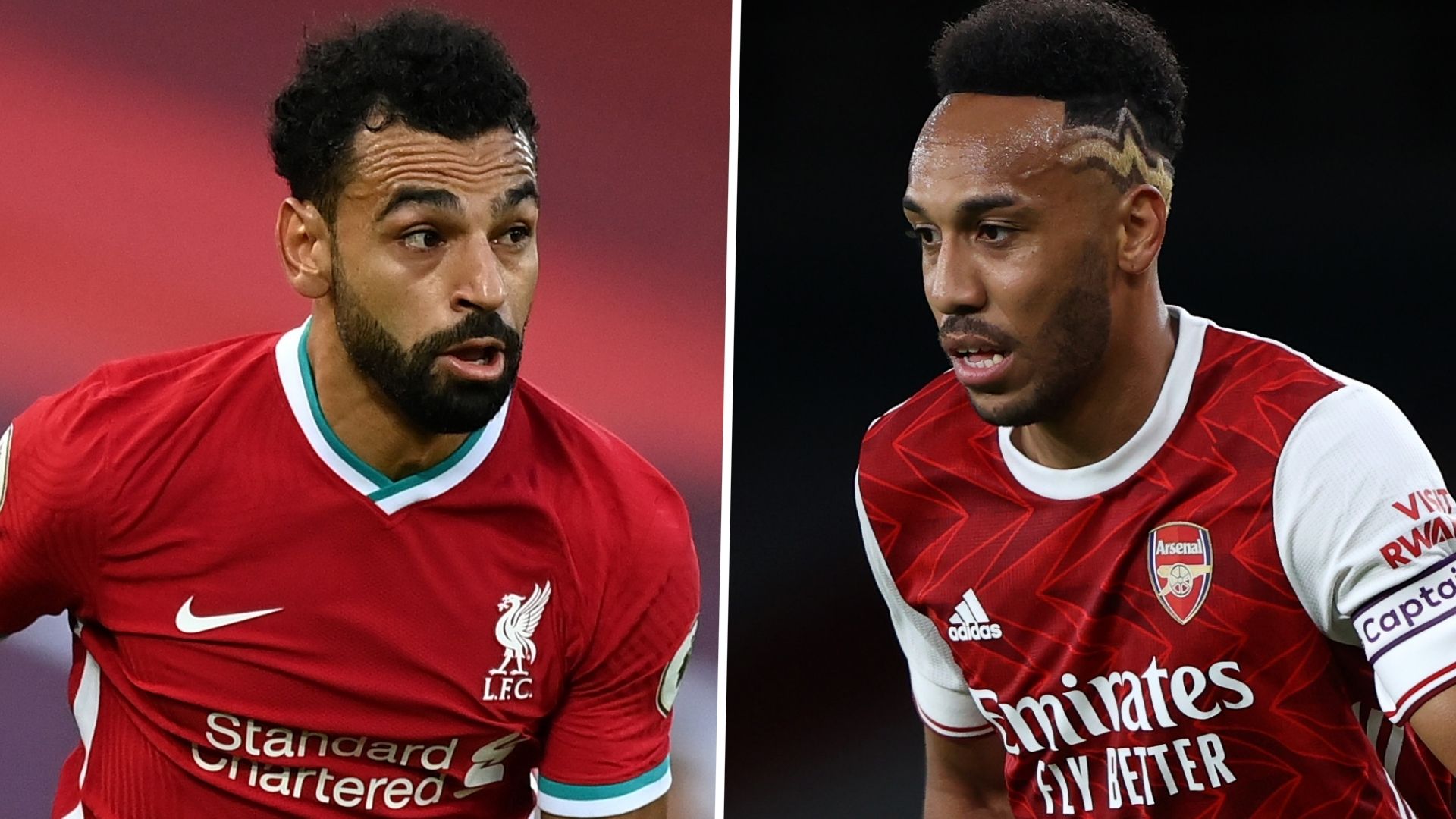 Mohamed Salah Liverpool Pierre-Emerick Aubameyang Arsenal 2020-21