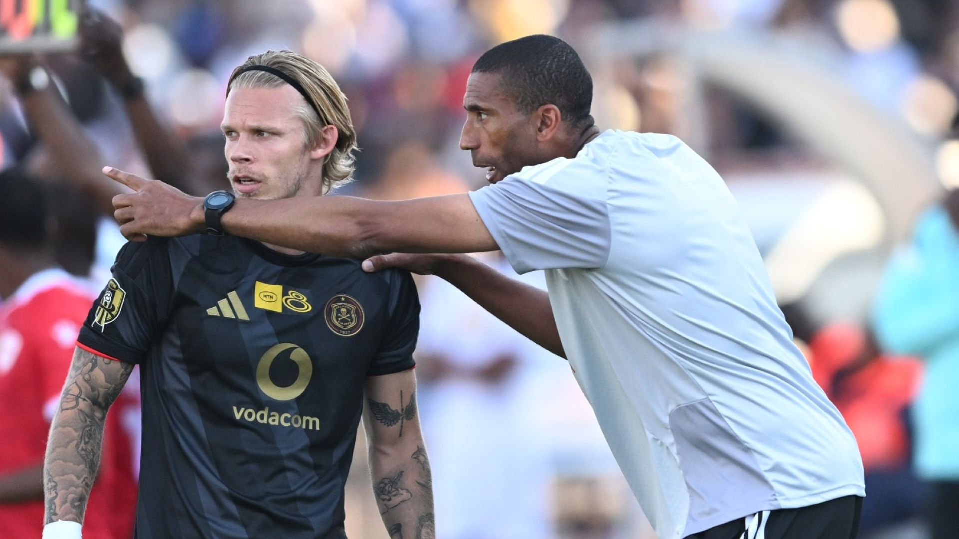 Sebastian Pedersen Abdeslam Ouaddou Orlando Pirates