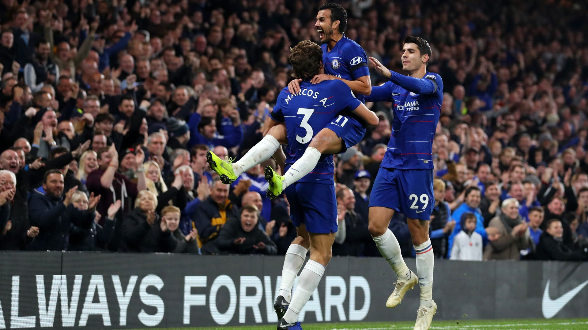 FC Chelsea Alonso Morata Pedro 04112018