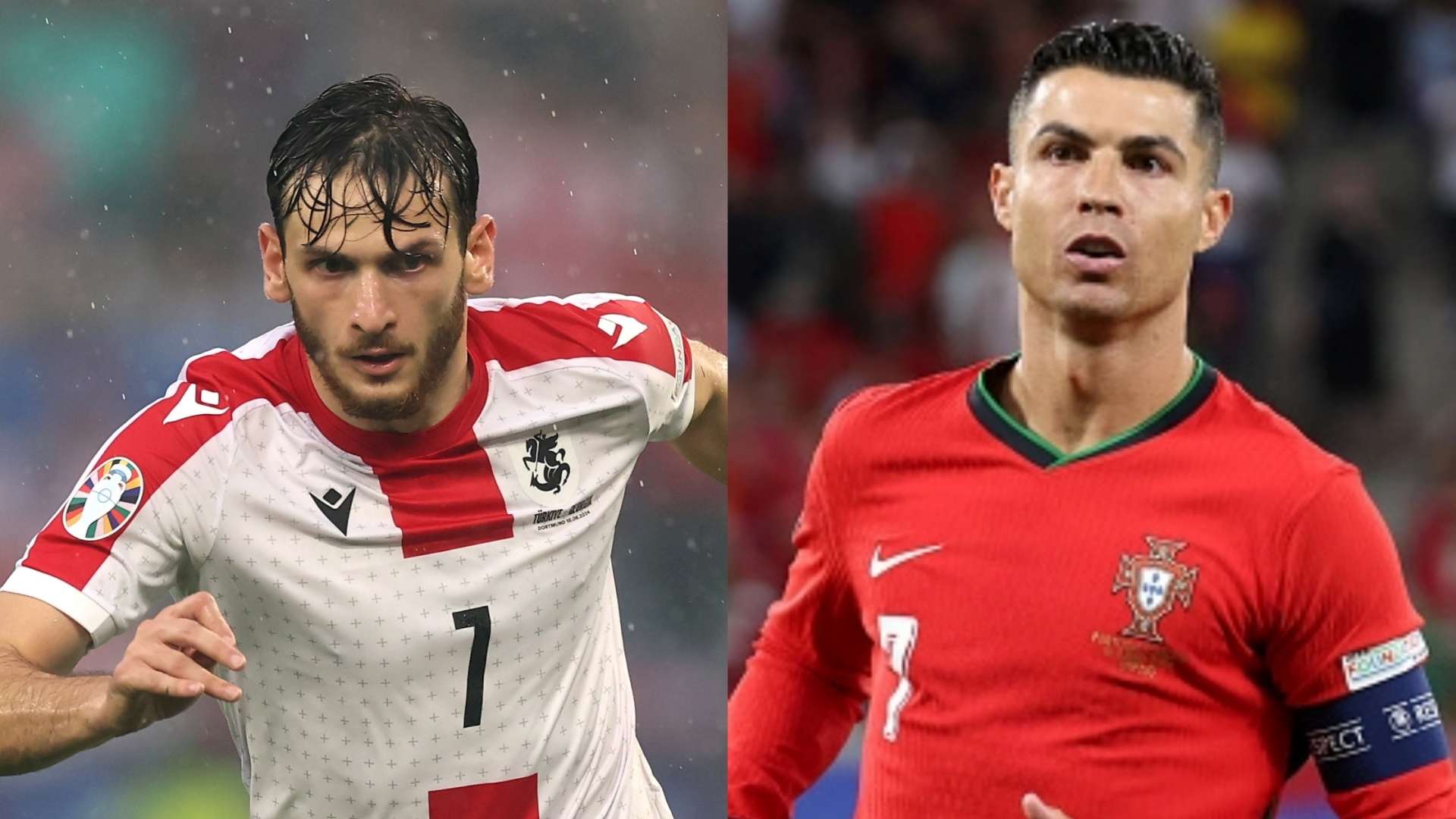 Khvicha Kvaratskhelia Georgia Cristiano Ronaldo Portugal