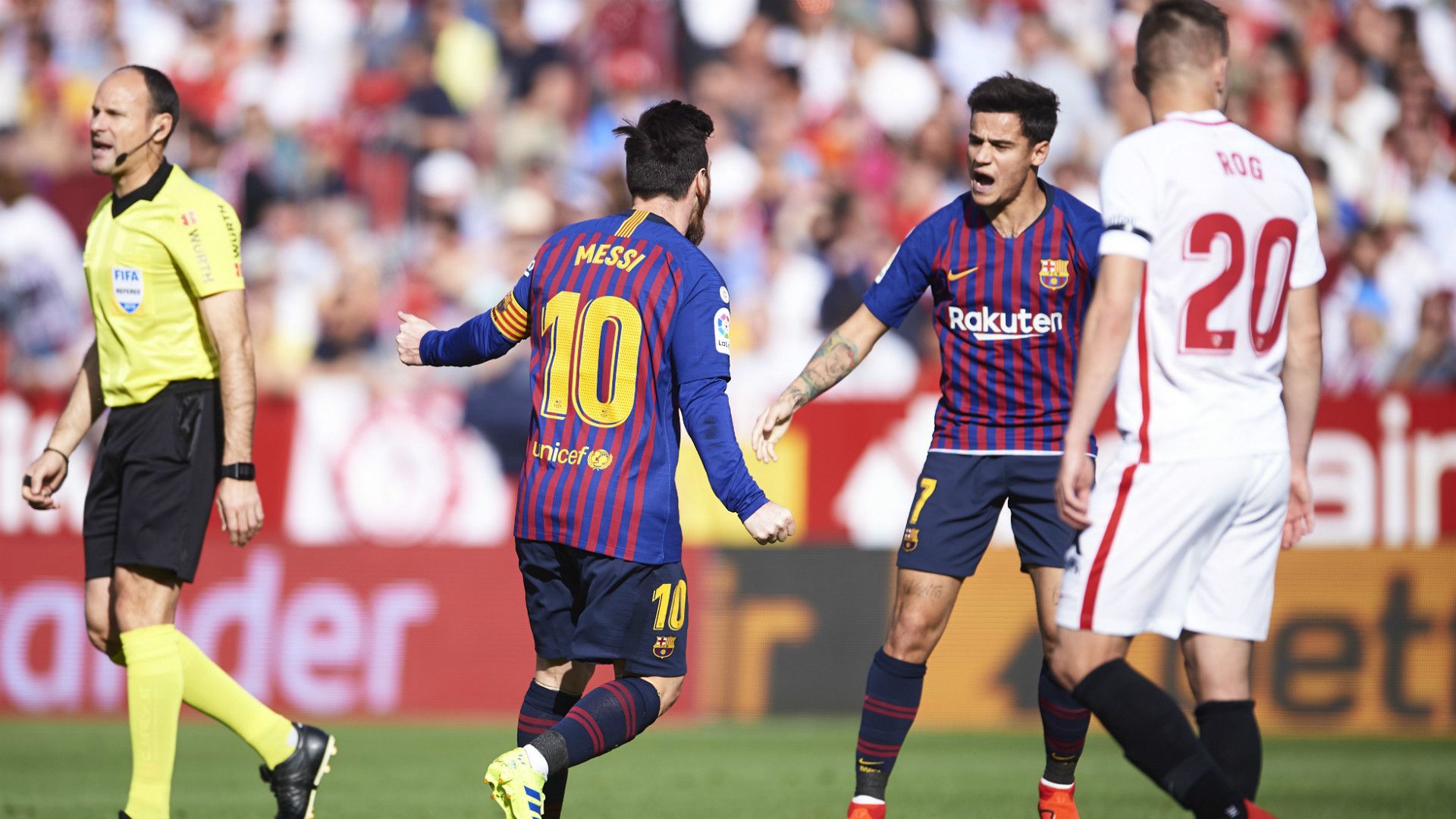 MESSI SEVILLA BARCELONA LALIGA