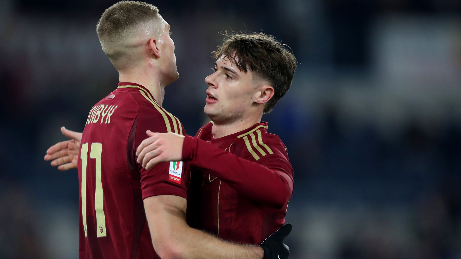 Dovbyk Zalewski Roma Sampdoria