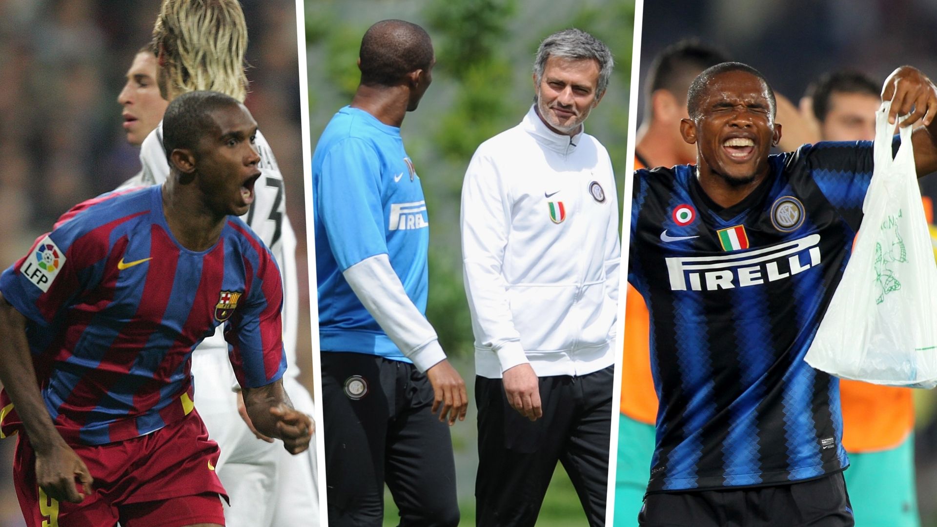 Eto, Mourinho, Real Madrid