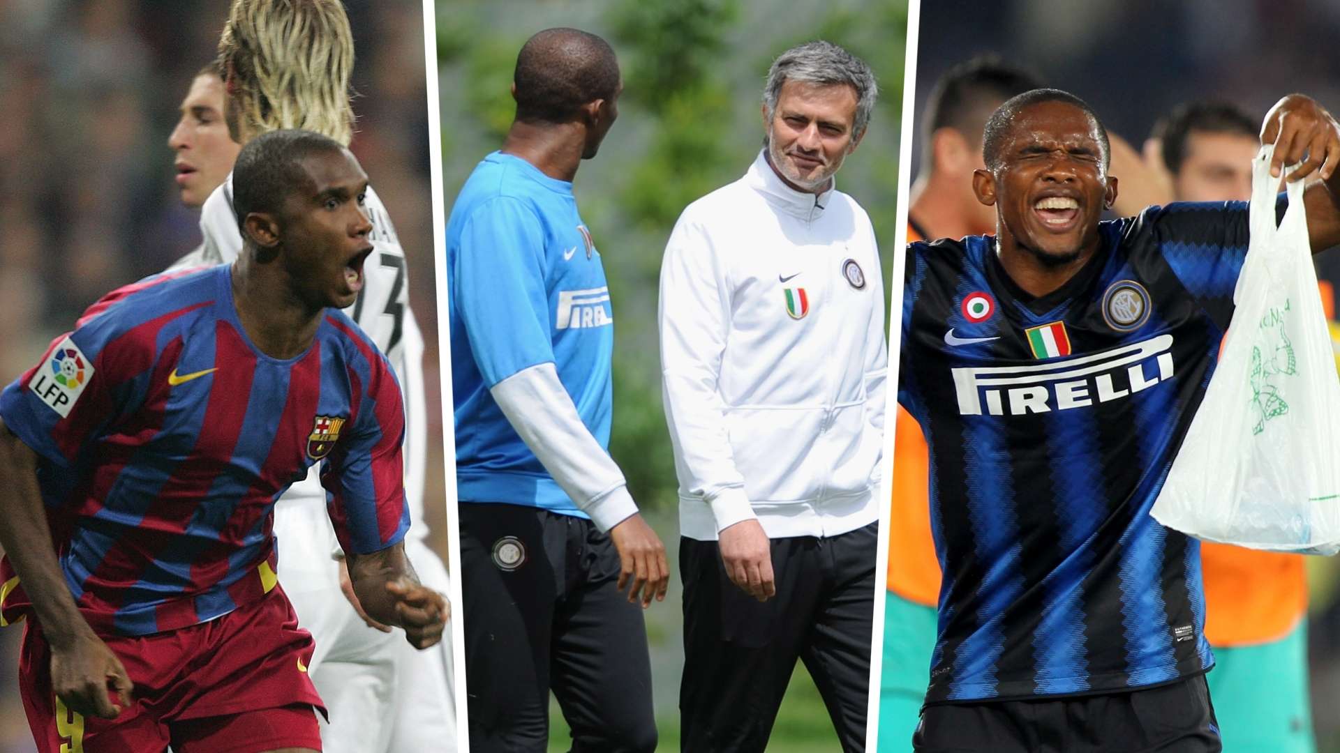 Eto, Mourinho, Real Madrid