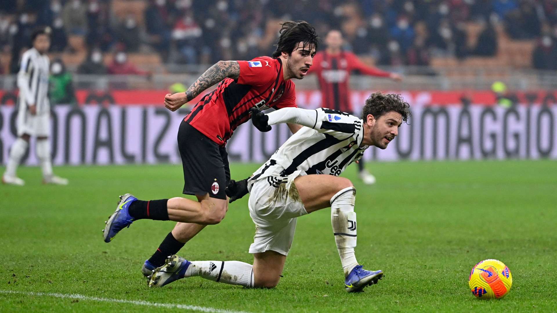 Tonali Locatelli Milan Juventus Serie A 23012022