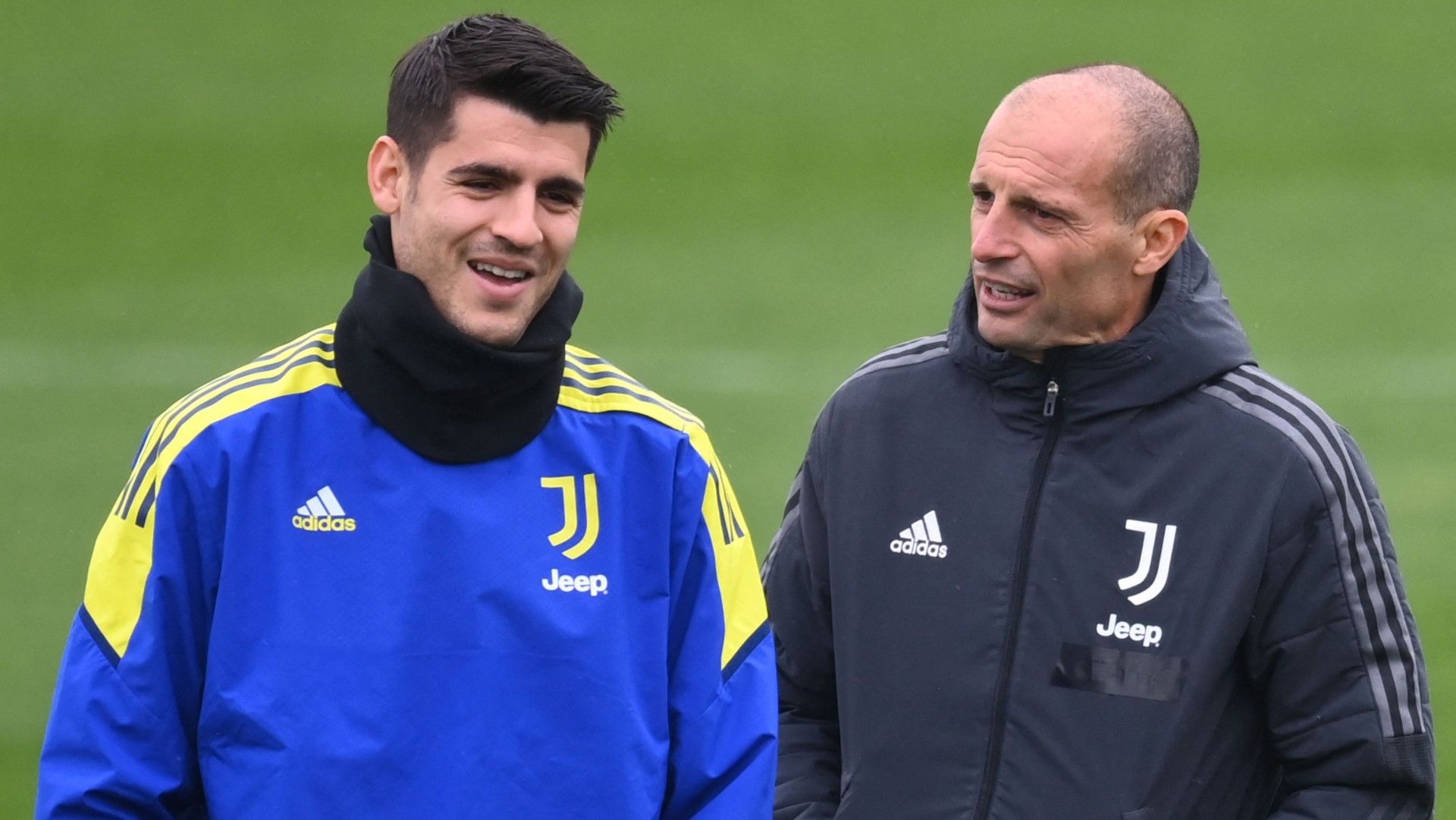 Alvaro Morata Massimiliano Allegri Juventus
