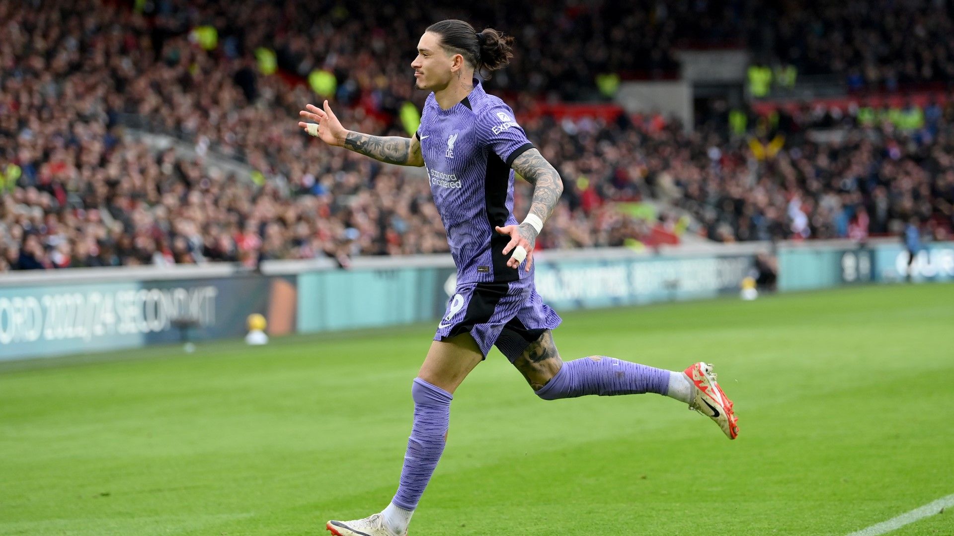 Darwin Nunez Liverpool Brentford