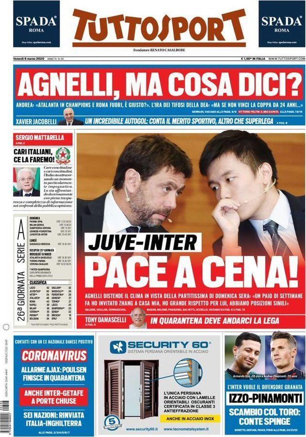 6 March Tuttosport