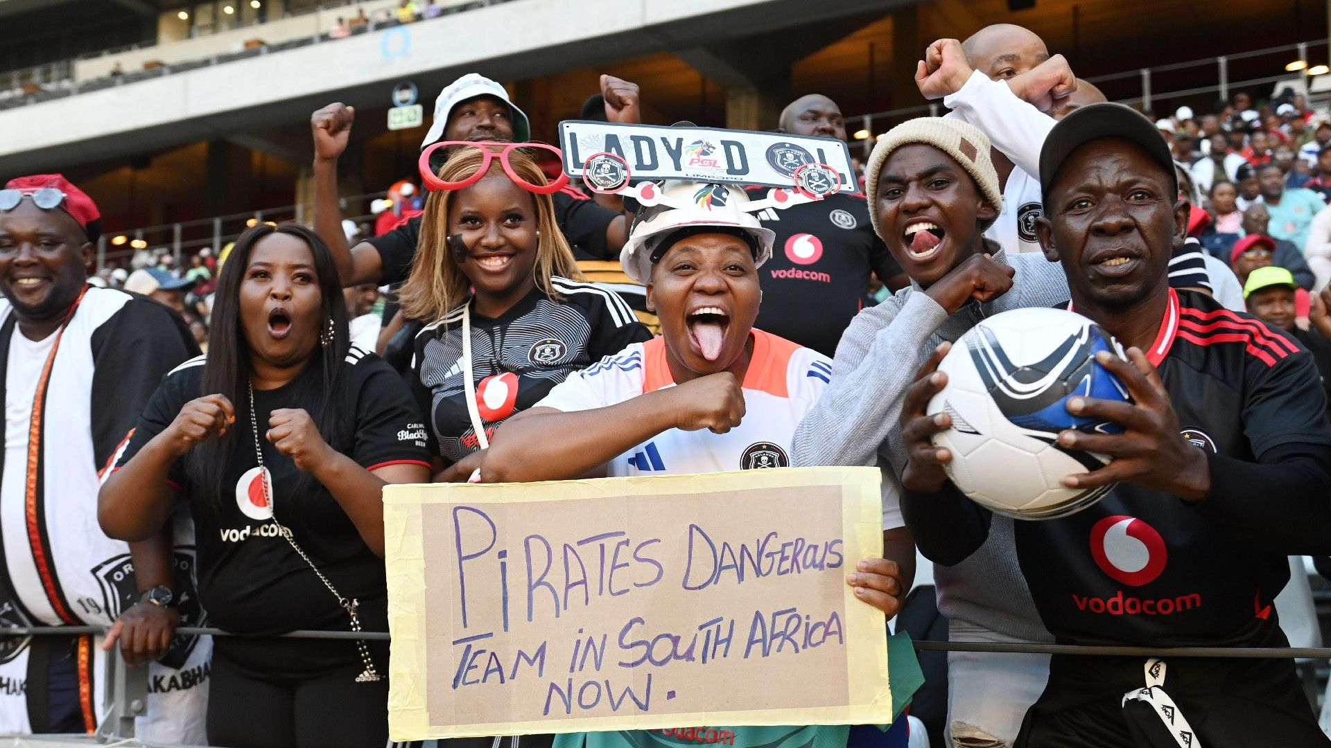 Orlando Pirates fans, January 2025