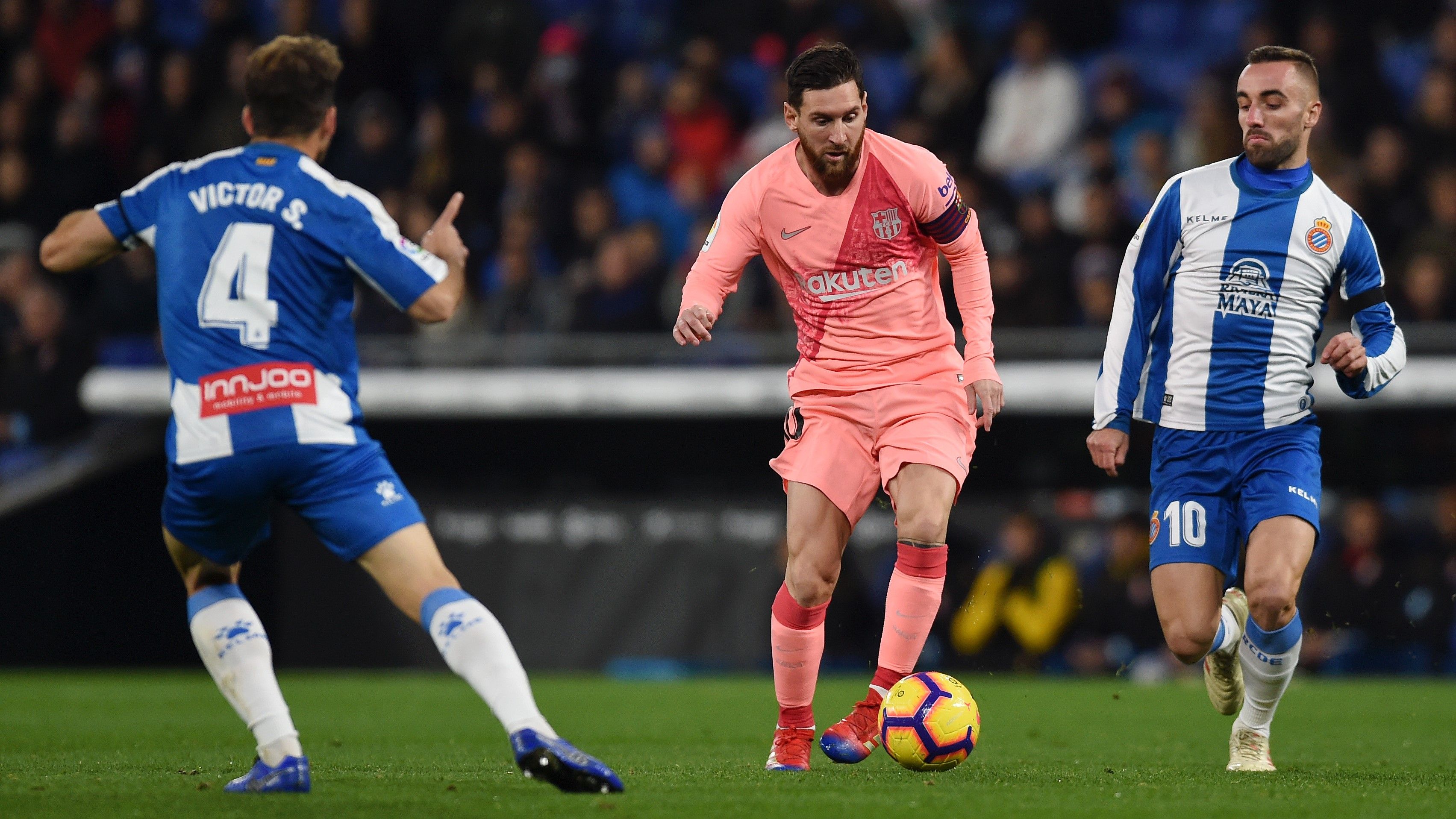 Lionel Messi Espanyol Barcelona LaLiga 08122018