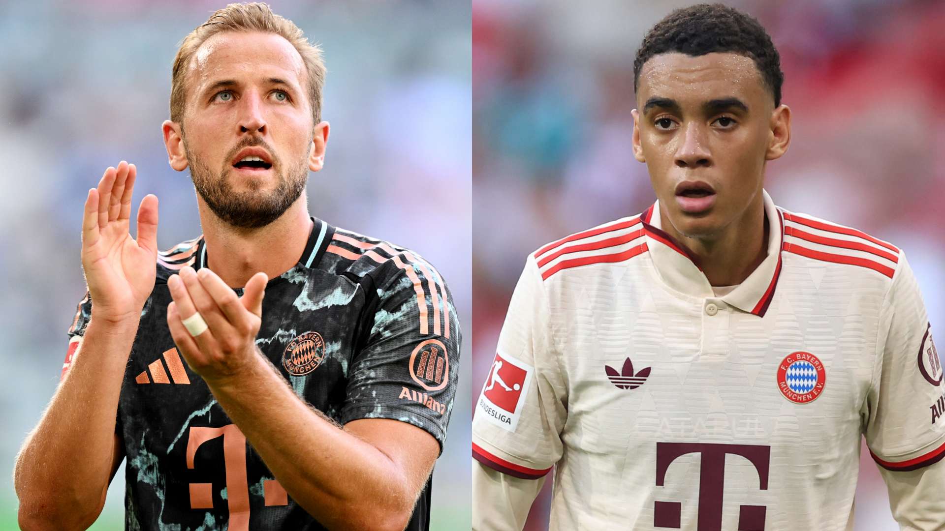 Jamal Musiala Harry Kane Bayern Munich 2024-25
