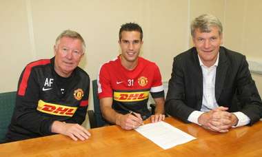 Van Persie, ferguson, Gill
