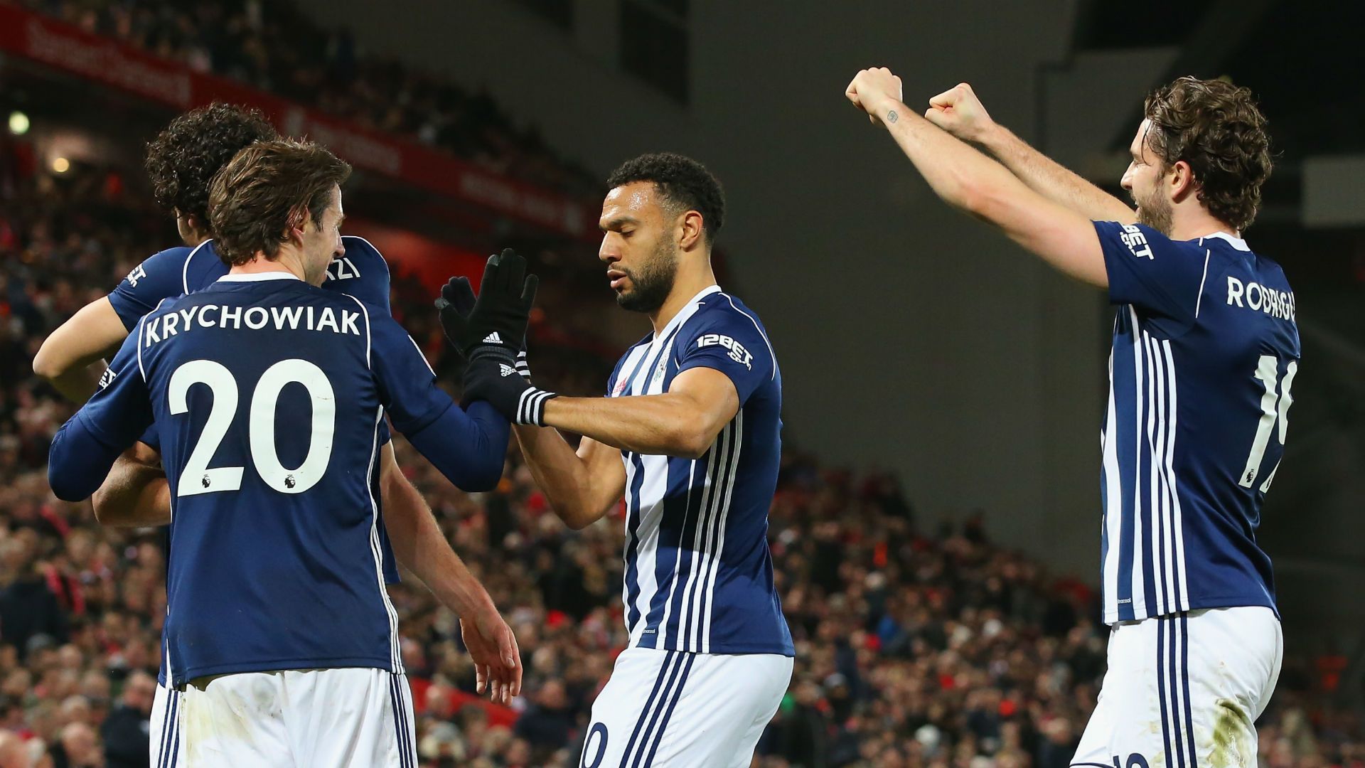 West Brom celebration