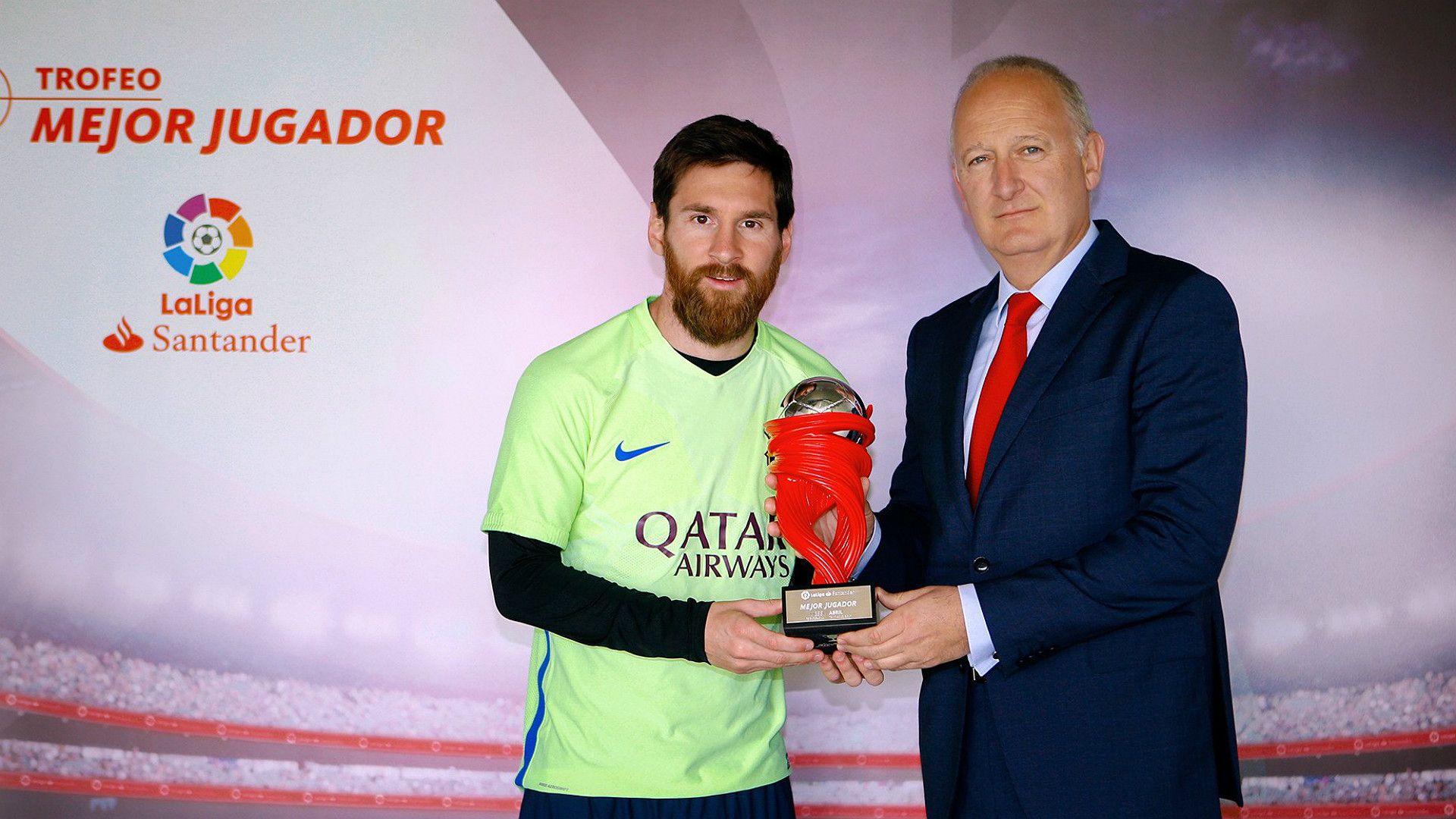 Lionel Messi LaLiga Award April
