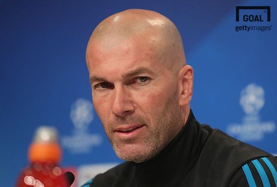 레알 마드리드 감독 지단. 사진=게티이미지