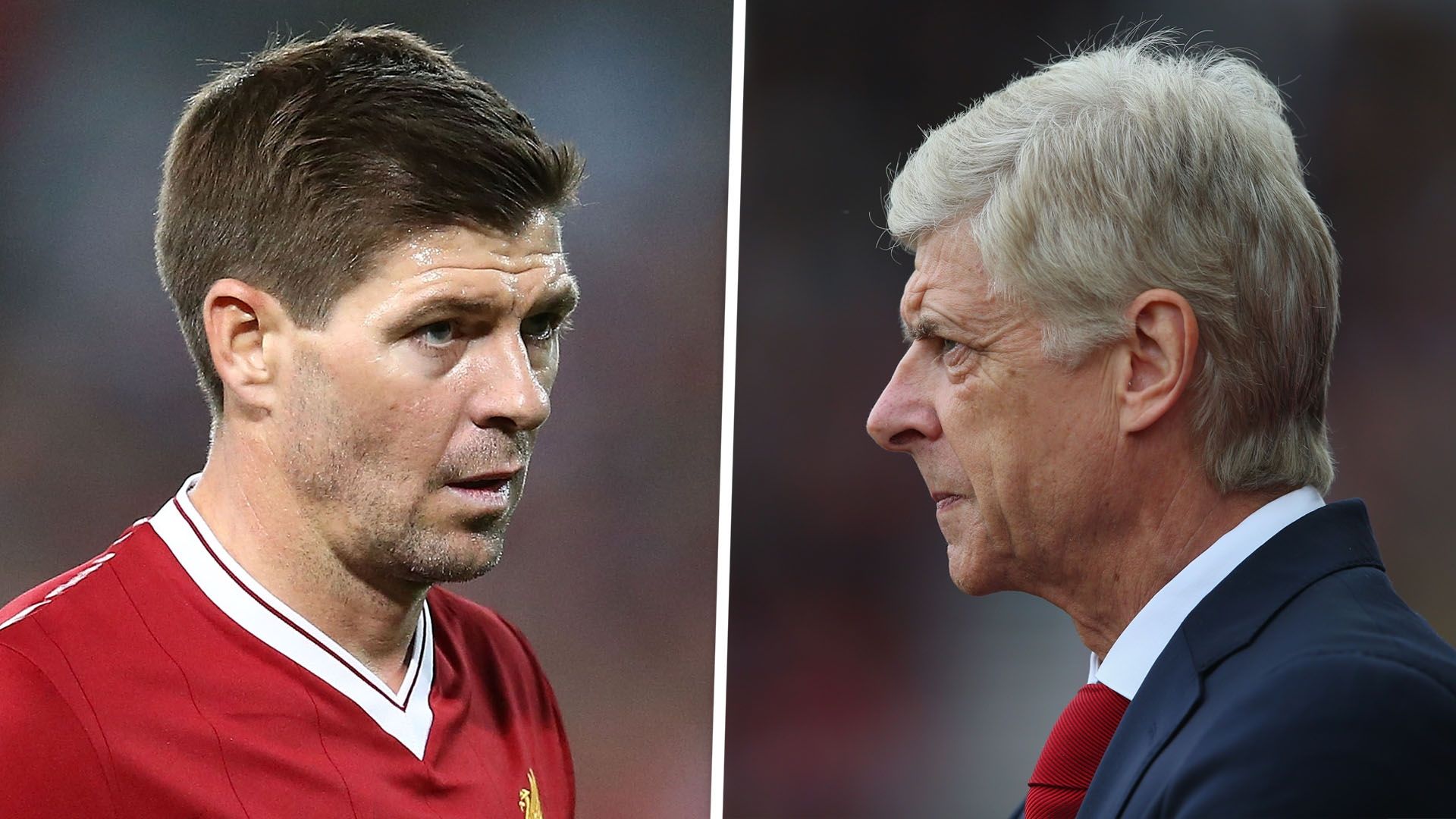 Steven Gerrard Arsene Wenger GFX