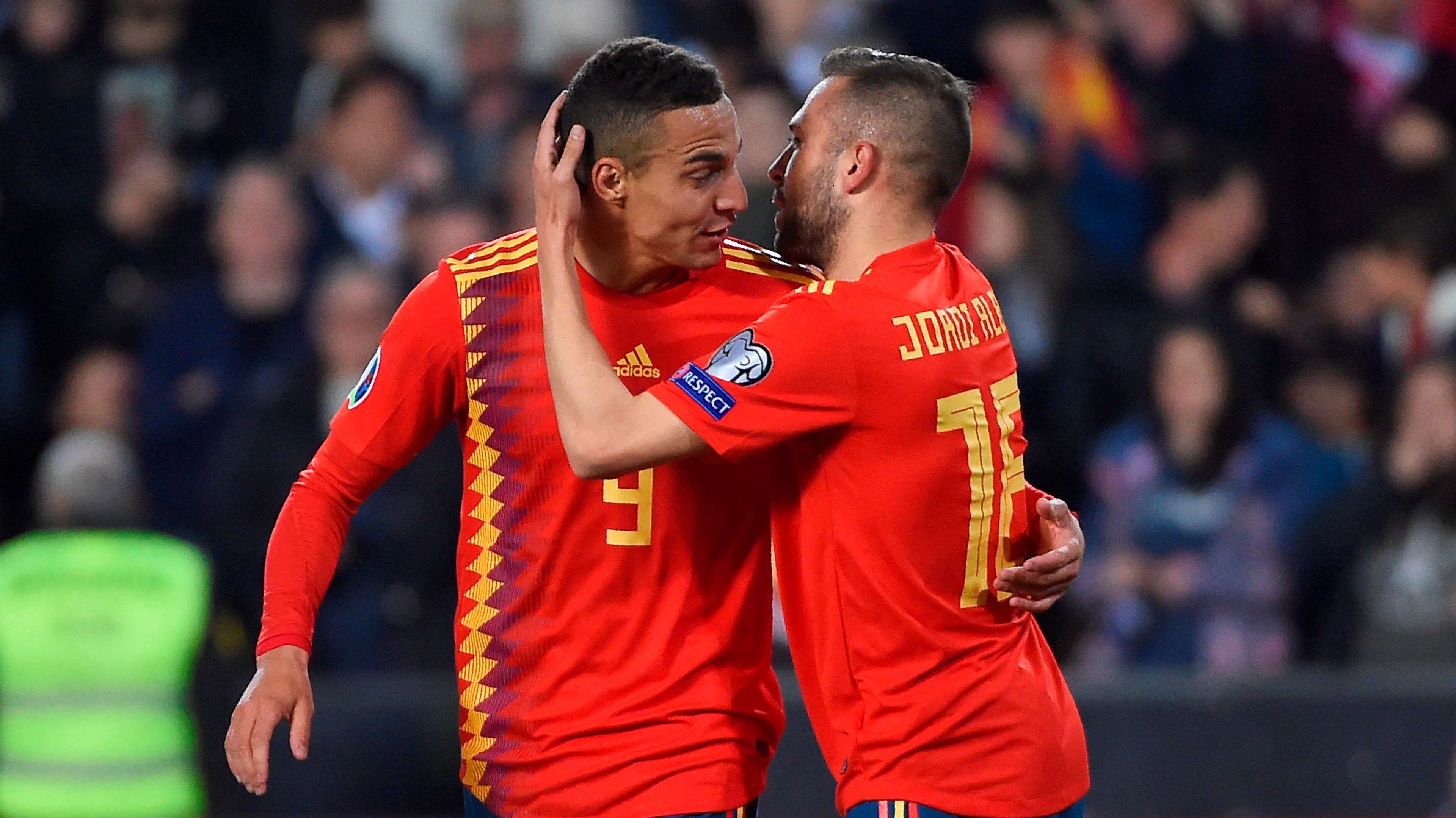 Rodrigo Moreno Jordi Alba España Noruega Spain Norway EURO 23032019