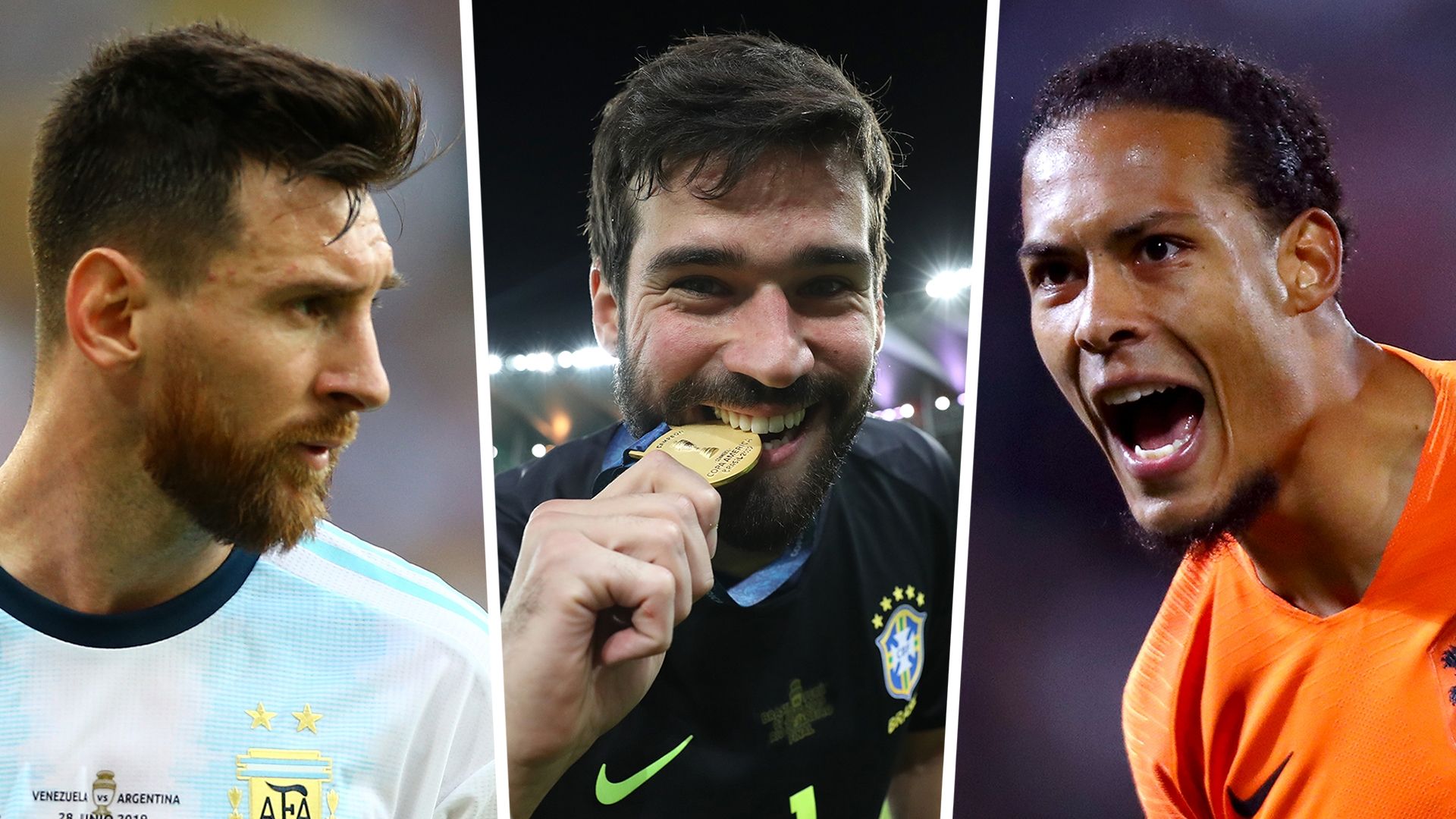 Lionel Messi Alisson Virgil Van Dijk