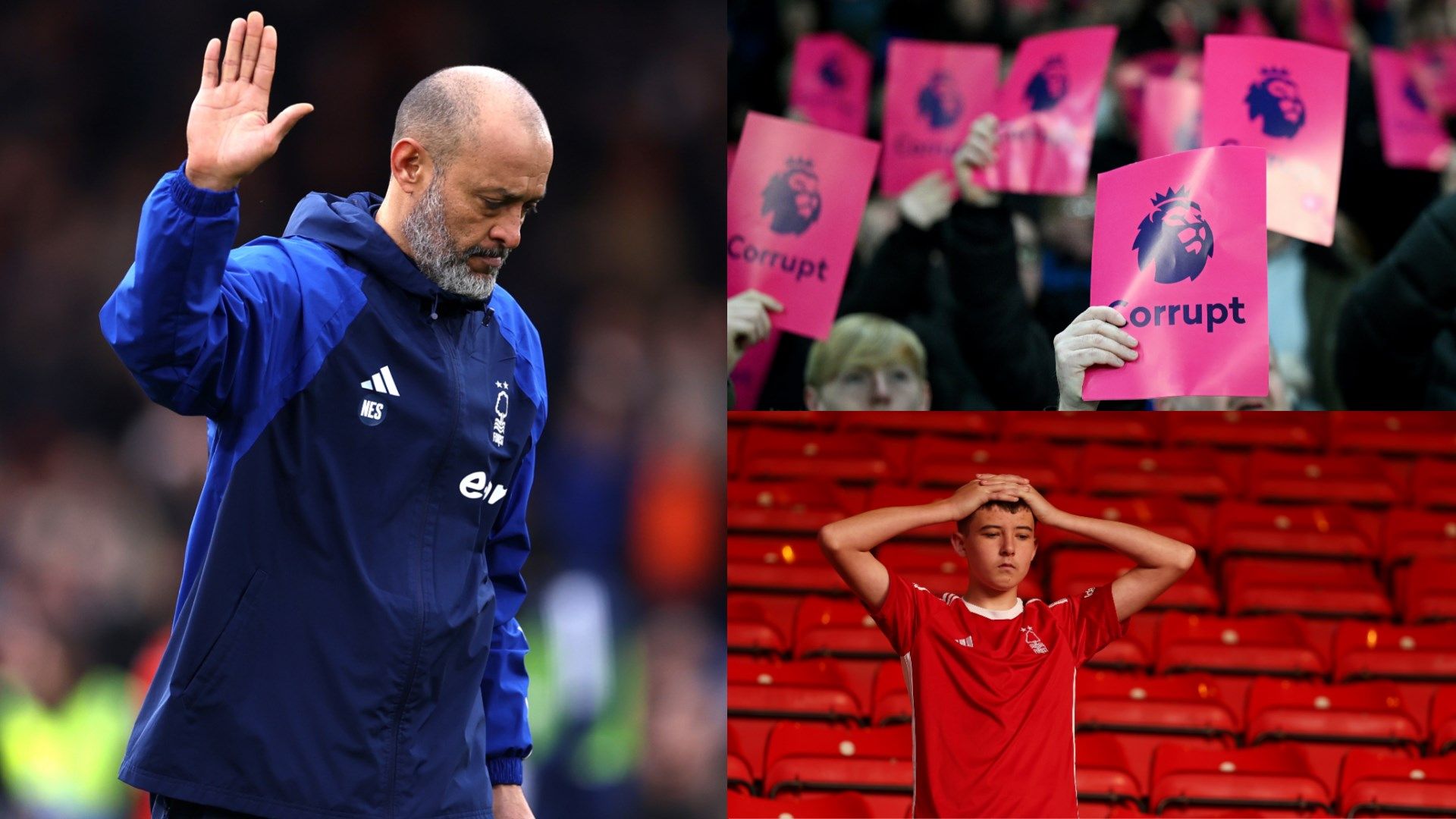 Nottingham Forest PL corrupt sad fan - split