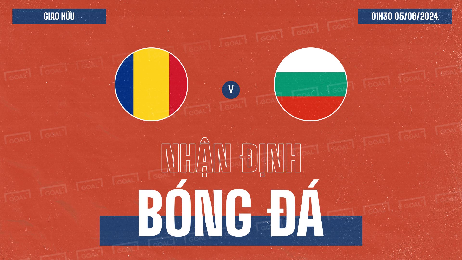 Romania vs Bulgaria Friendly Match 2024 GFX