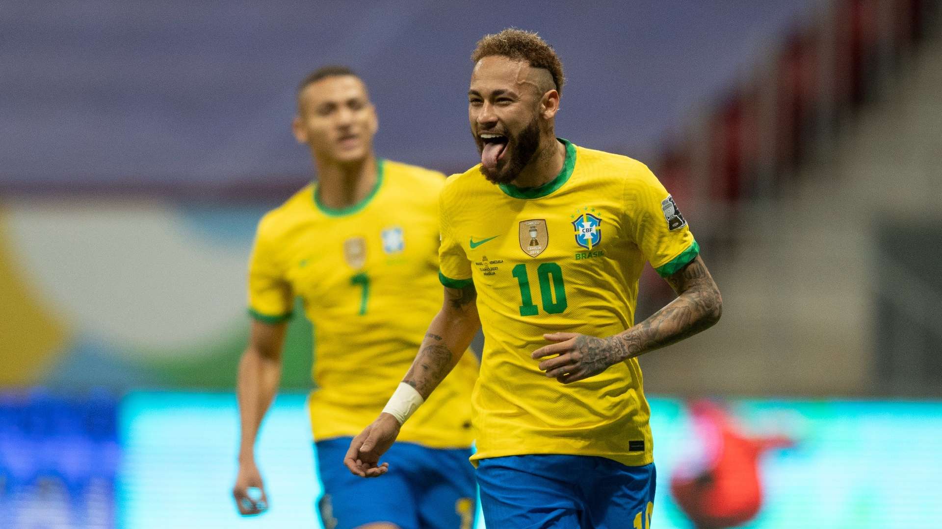 Neymar Brasil x Venezuela Copa América 2021