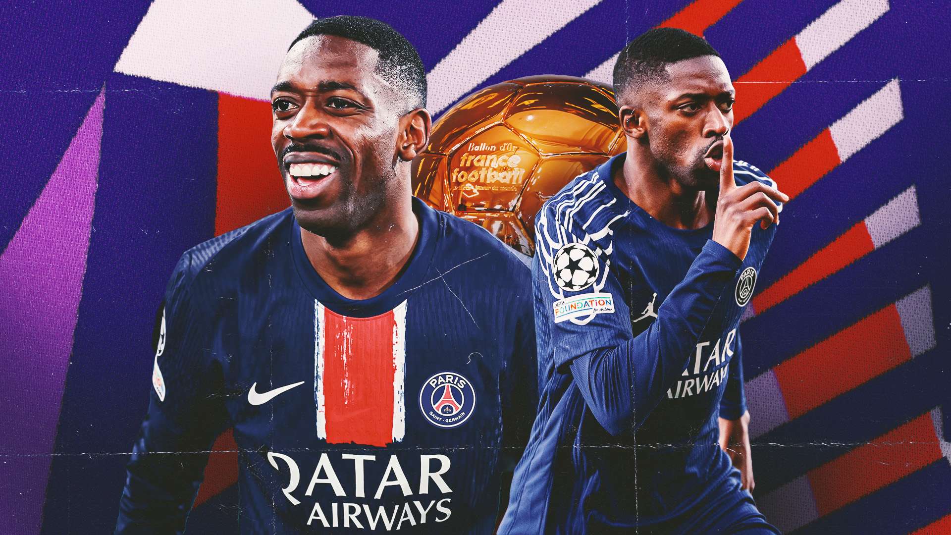 Ousmane Dembele Ballon d'Or GFX