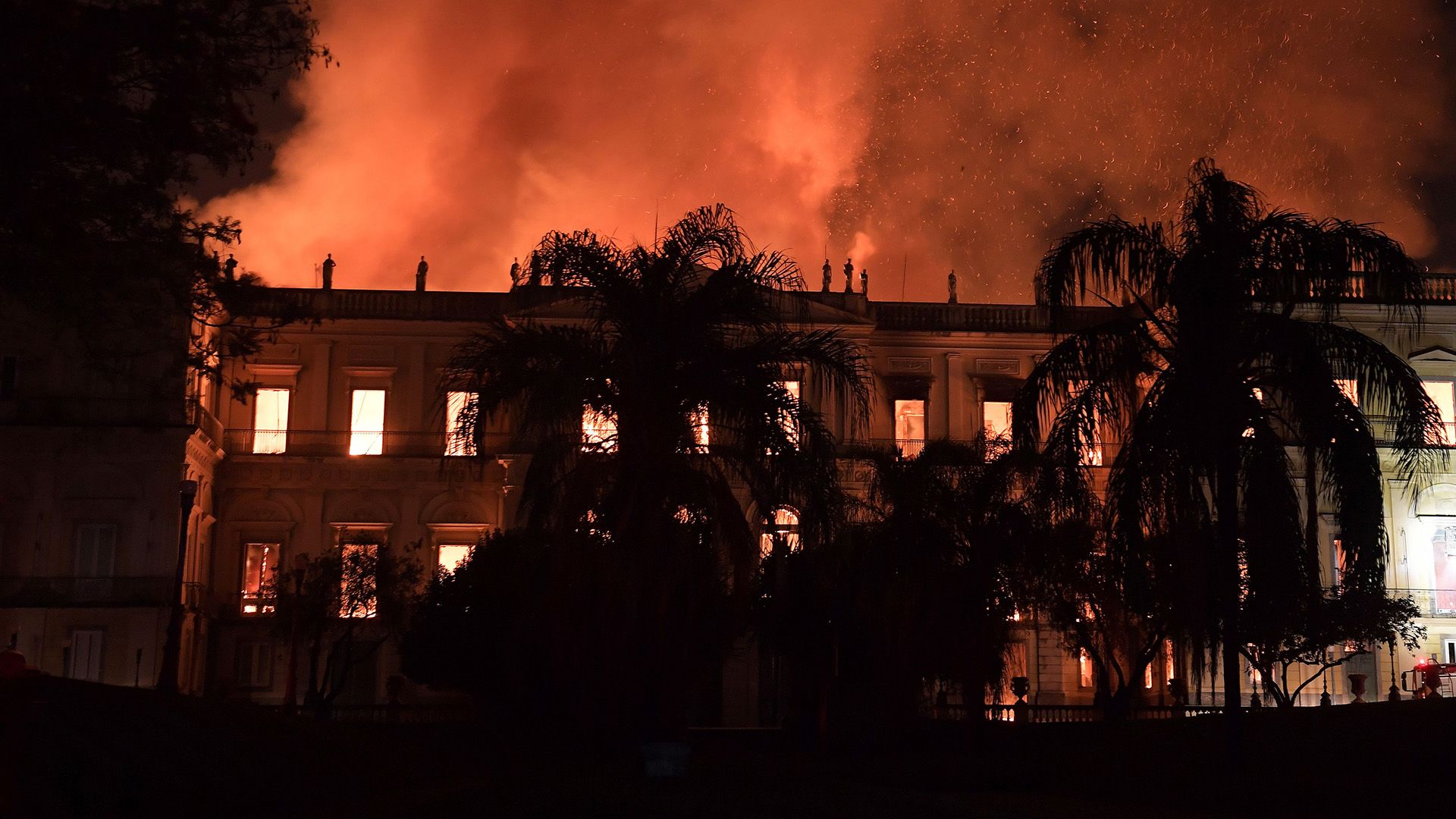 Museu Nacional incendio Rio de Janeiro