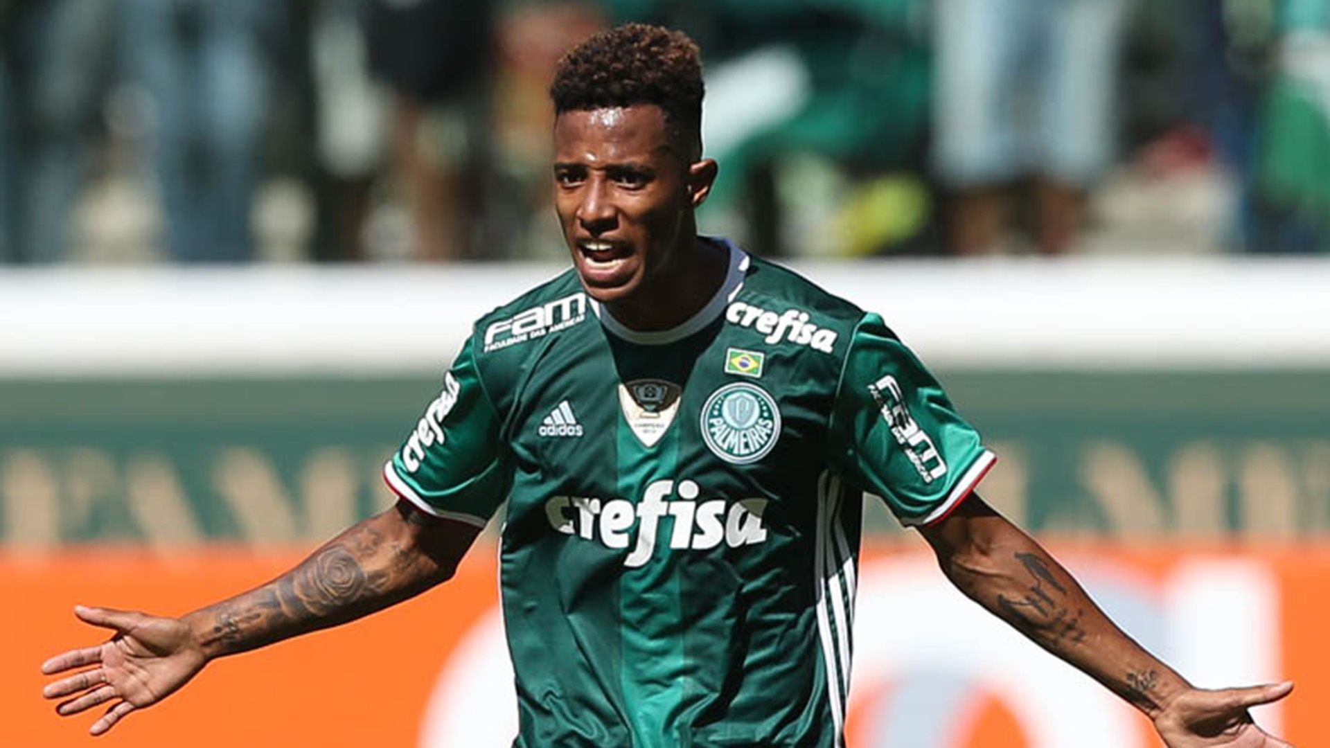 Tchê Tchê Palmeiras Atlético-MG Brasileirão 24072016