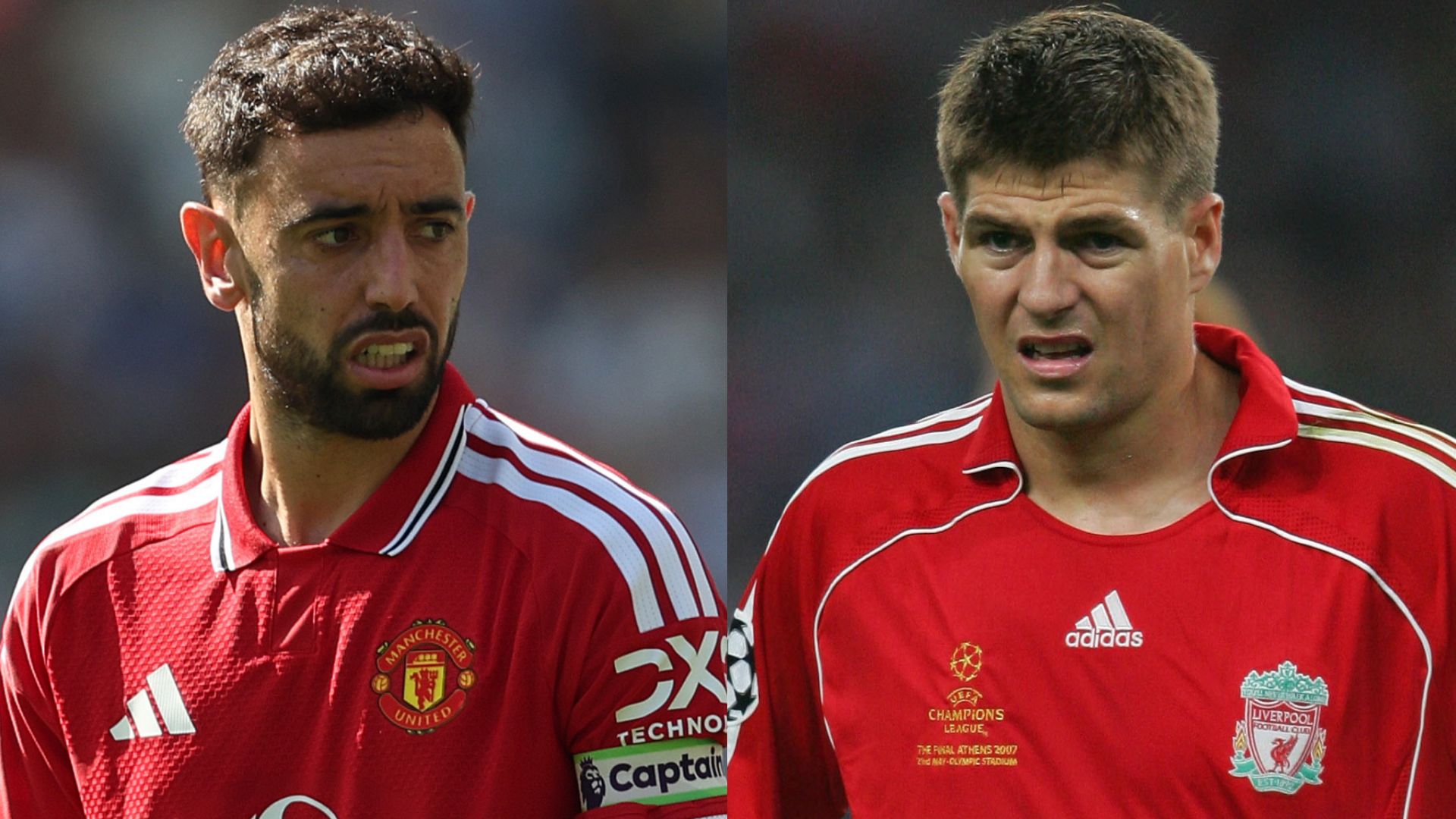 Bruno Fernandes Steven Gerrard