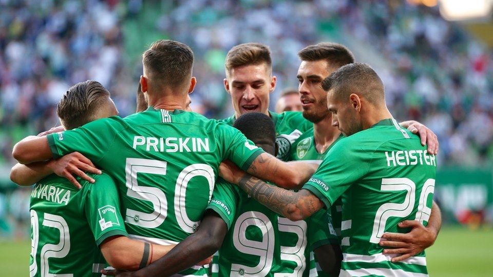 Ferencváros Ludogorets gólöröm