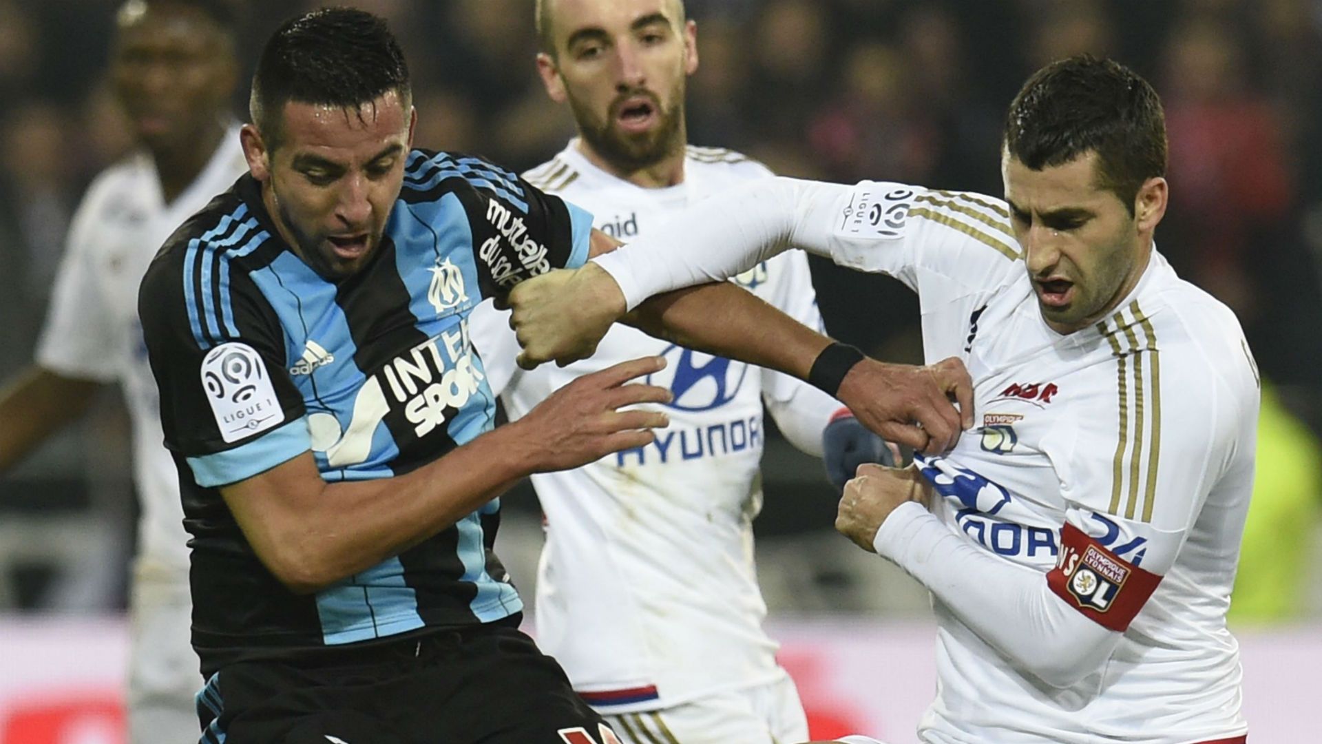 Mauricio Isla Maxime Gonalons Lyon Marseille Ligue 1 24012016