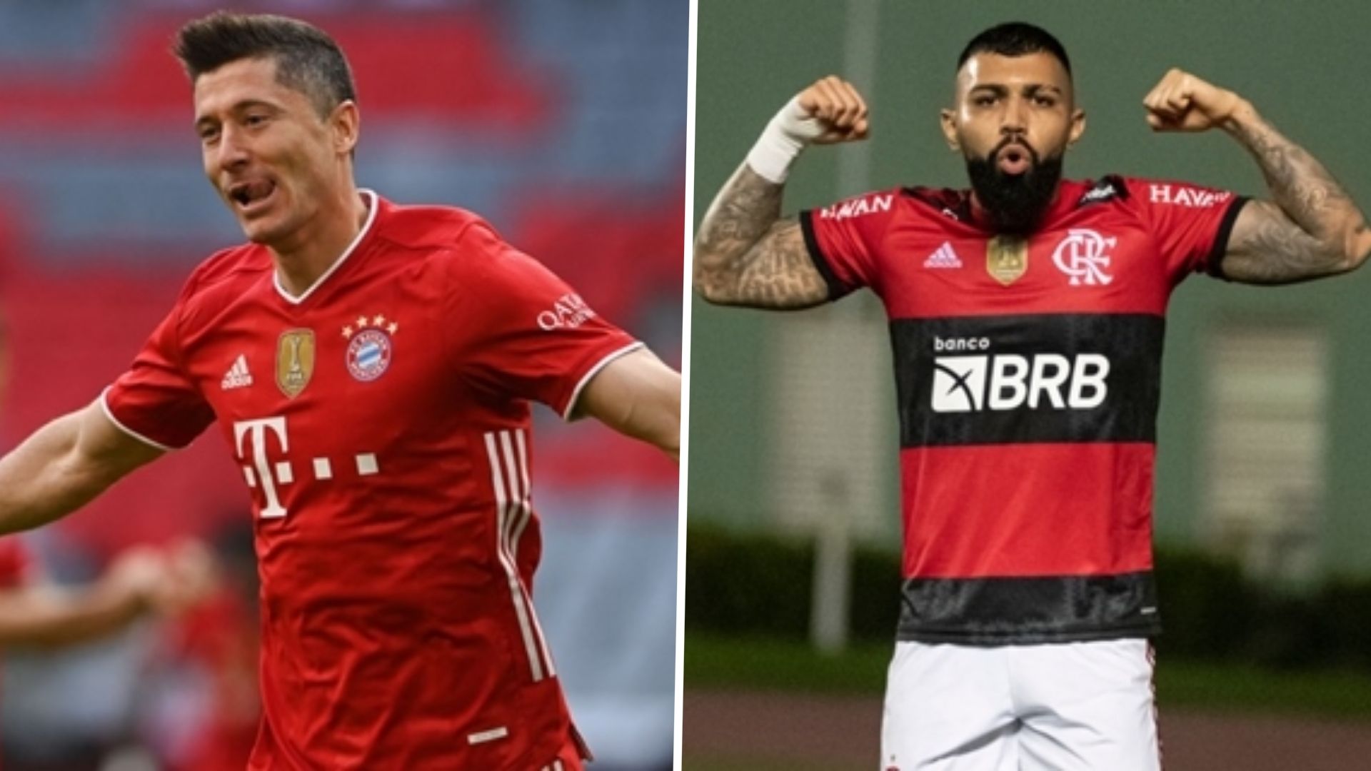 Lewandowski Bayern Gabigol Flamengo