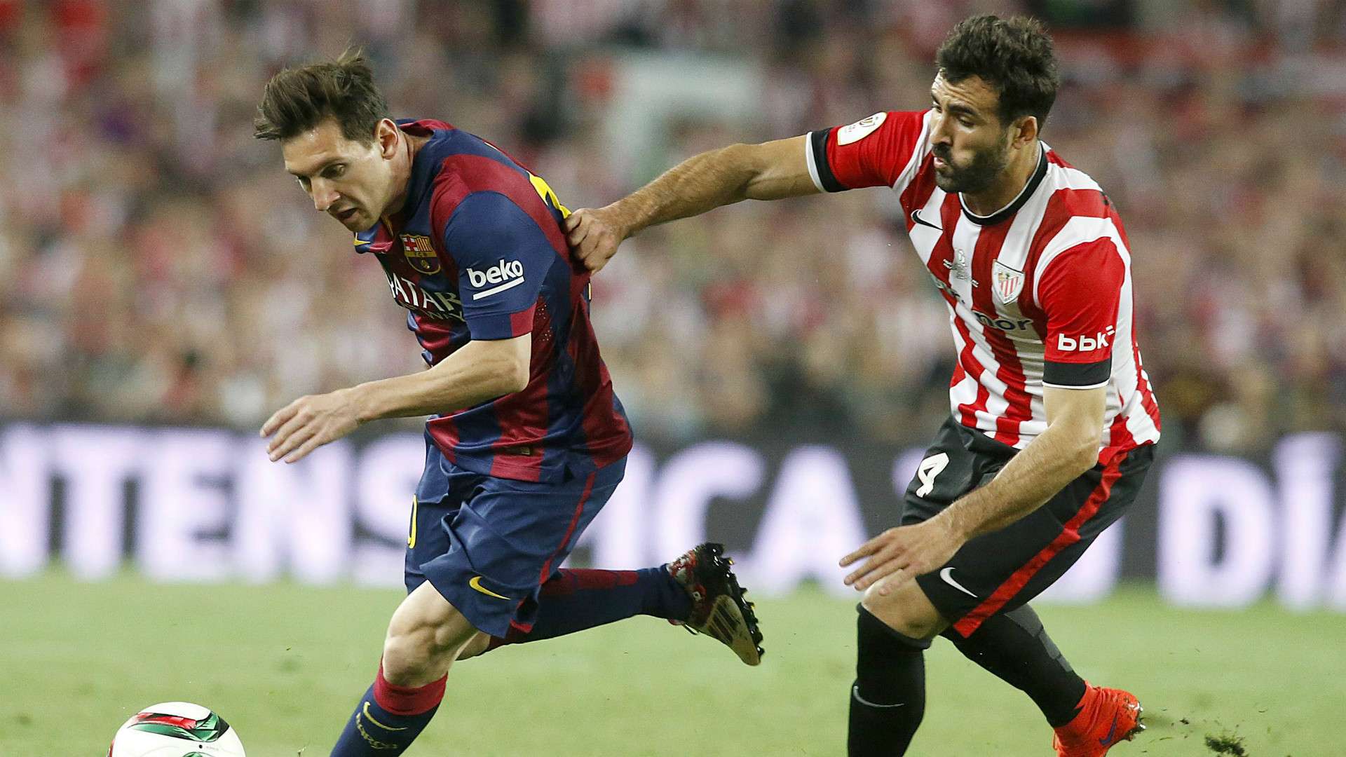 GER ONLY Lionel Messi Barca Bilbao 2015