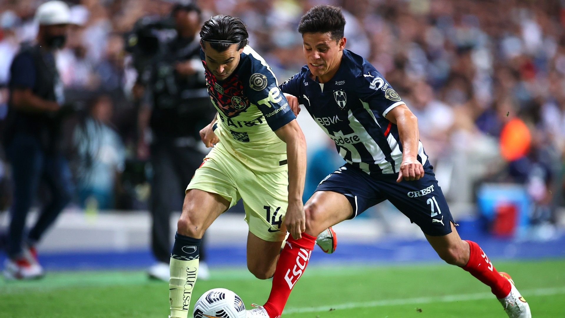 Alfonso González Nicolás Benedetti Monterrey América Concachampions 2021