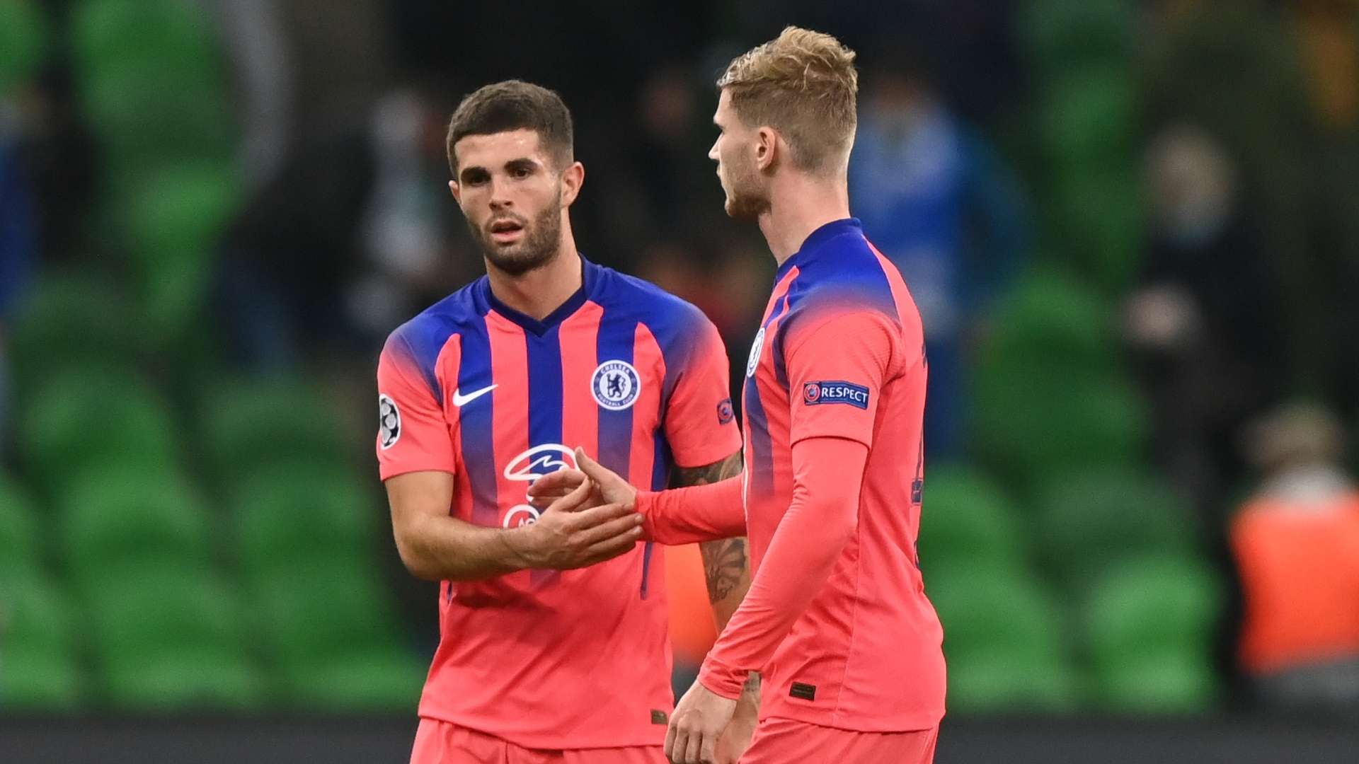 Christian Pulisic, Timo Werner, Chelsea, Champions League 2020-21