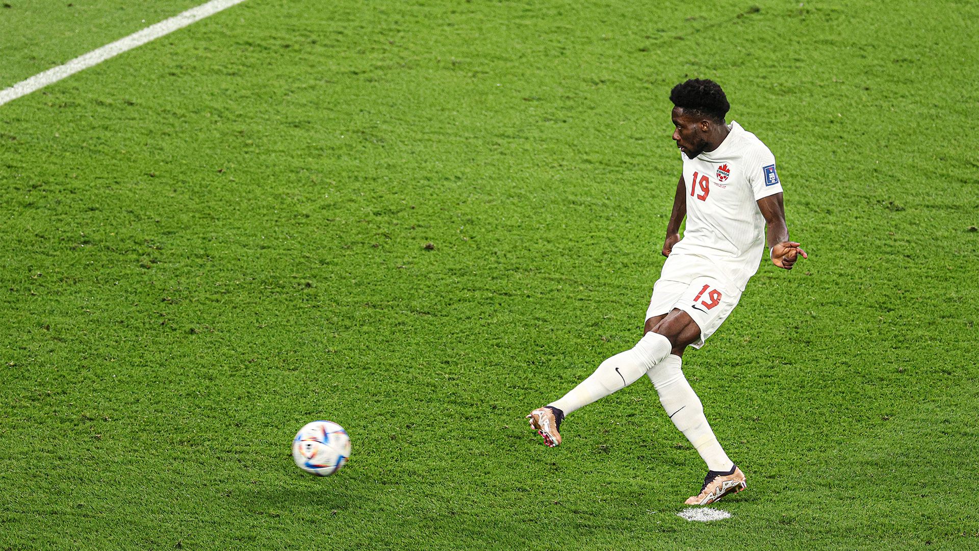 Alphonso Davies penalty attempt Canada Belgium World Cup 2022