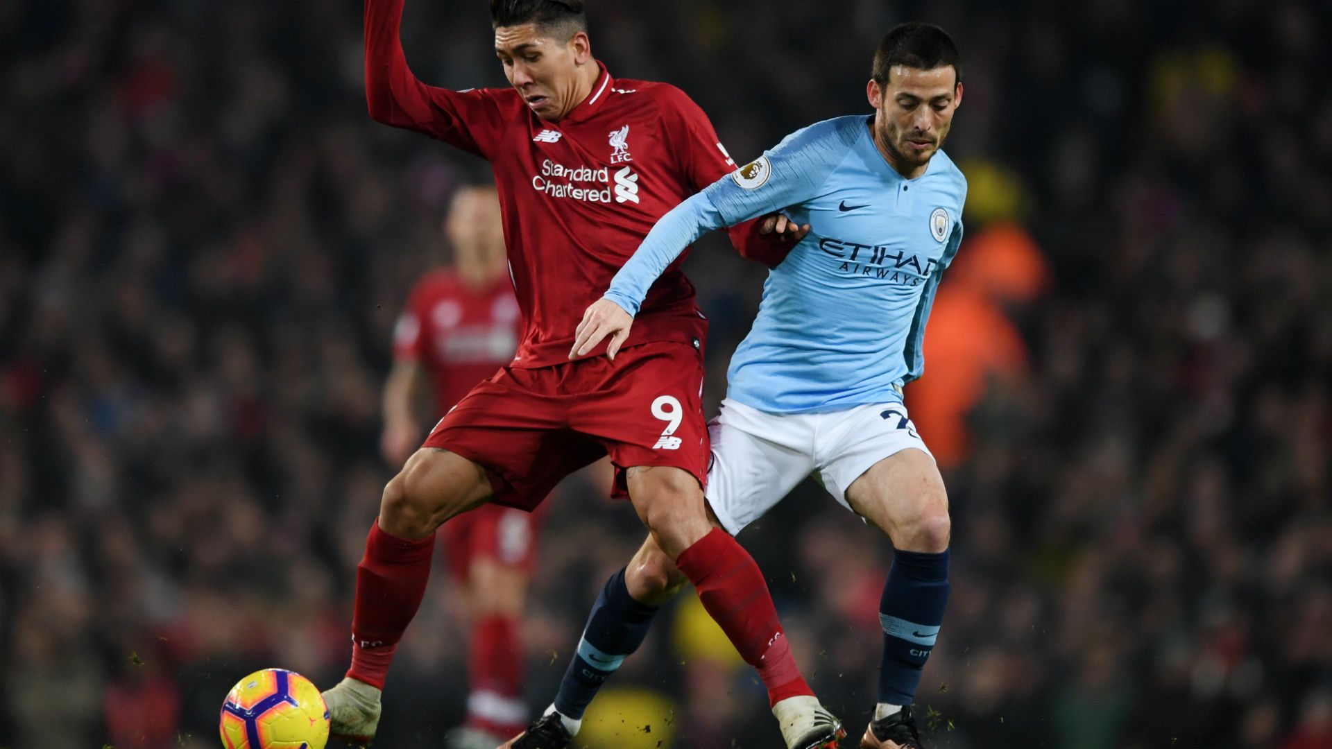 ROBERTO FIRMINO LIVERPOOL DAVID SILVA MANCHESTER CITY PREMIER LEAGUE 03012019