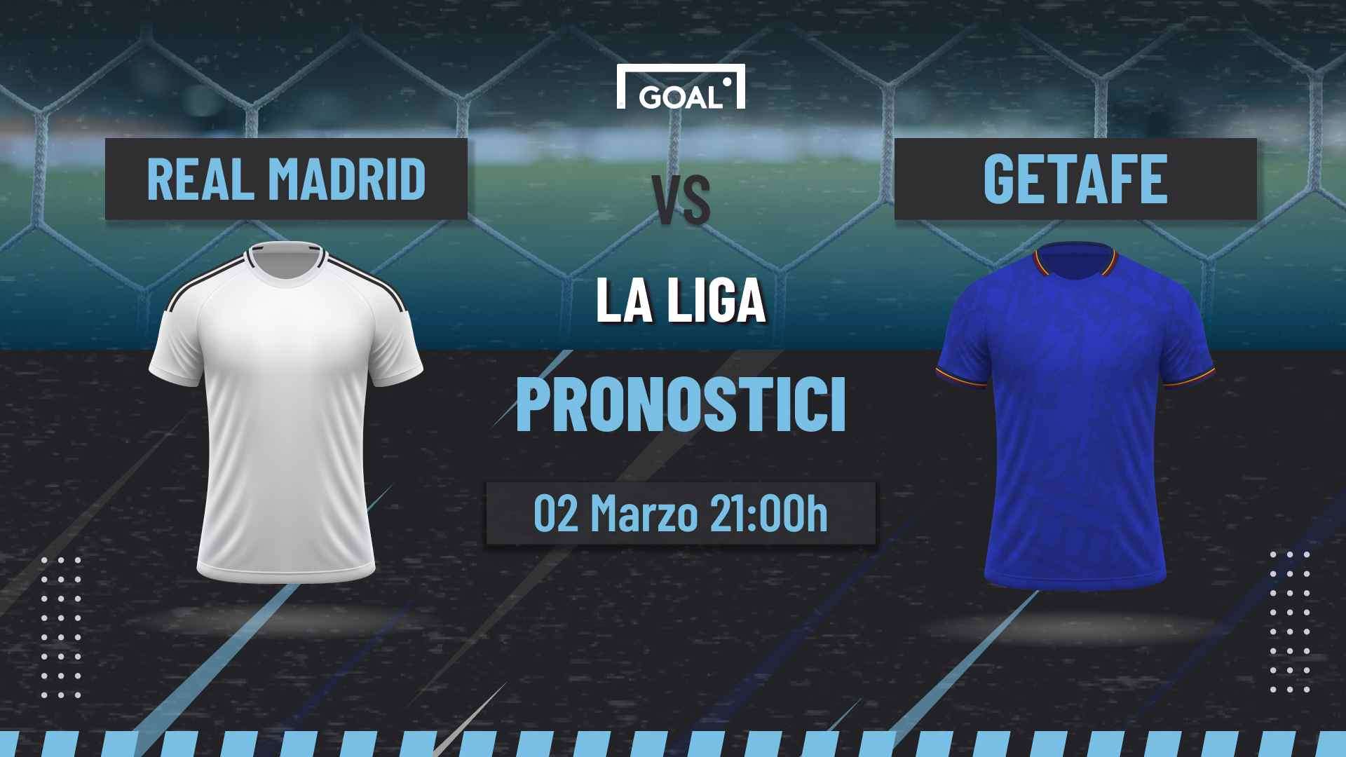 Pronostici Real Madrid vs Getafe