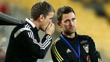 Chris Greenacre Des Buckingham Wellington Phoenix v Melbourne City A-League 18022017