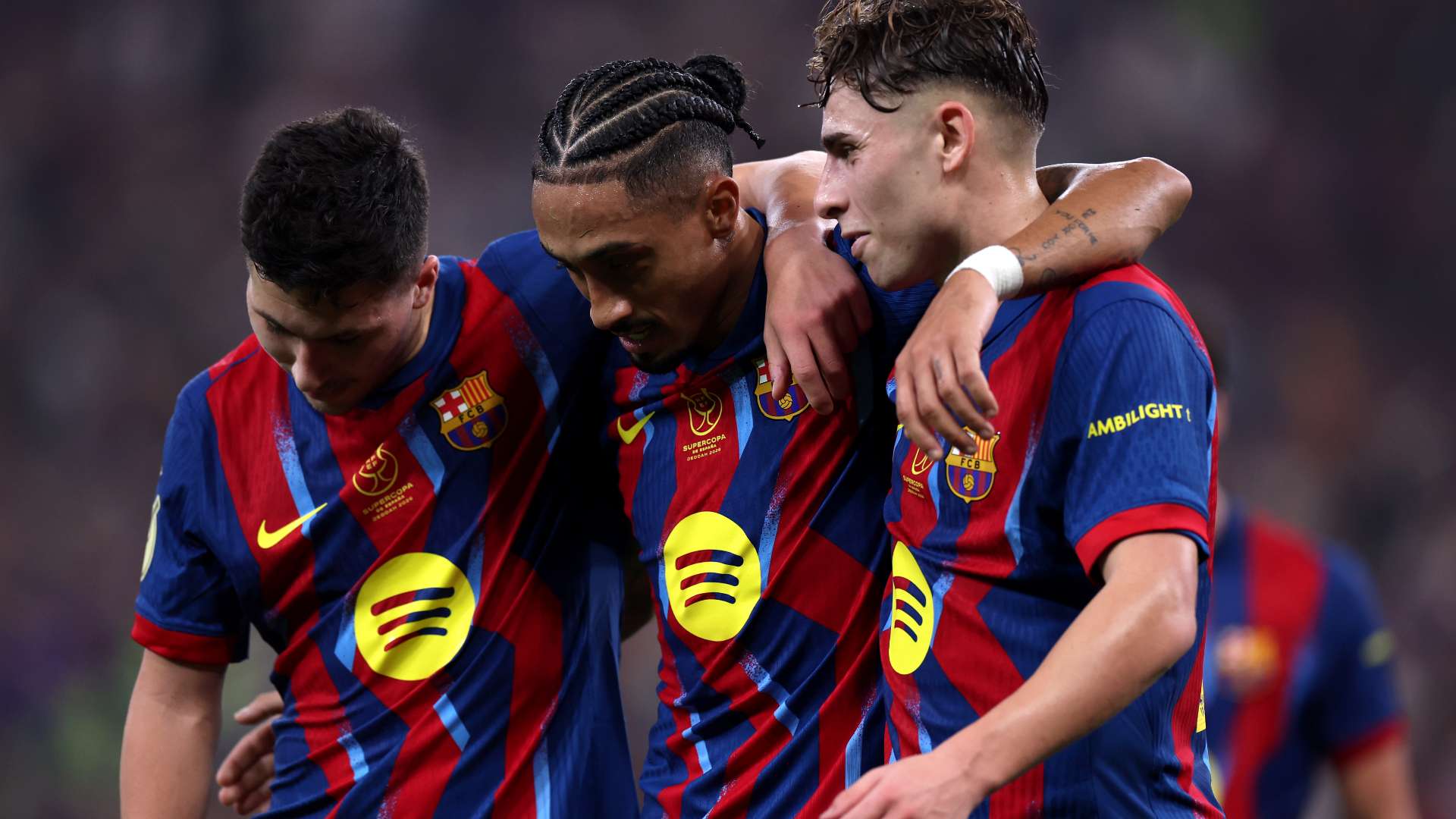 Raphinha Fermin Barcellona Athletic